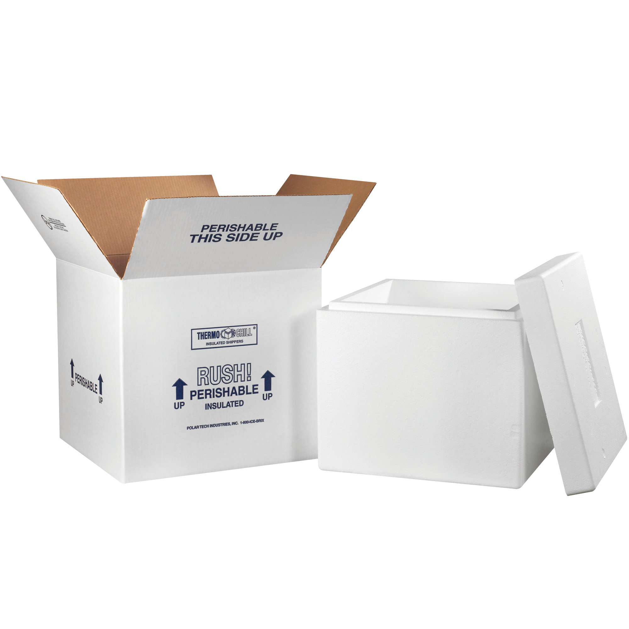 Insulated Shipping Kits, 16 3/4" x 16 3/4" x 15", White, 1/Case