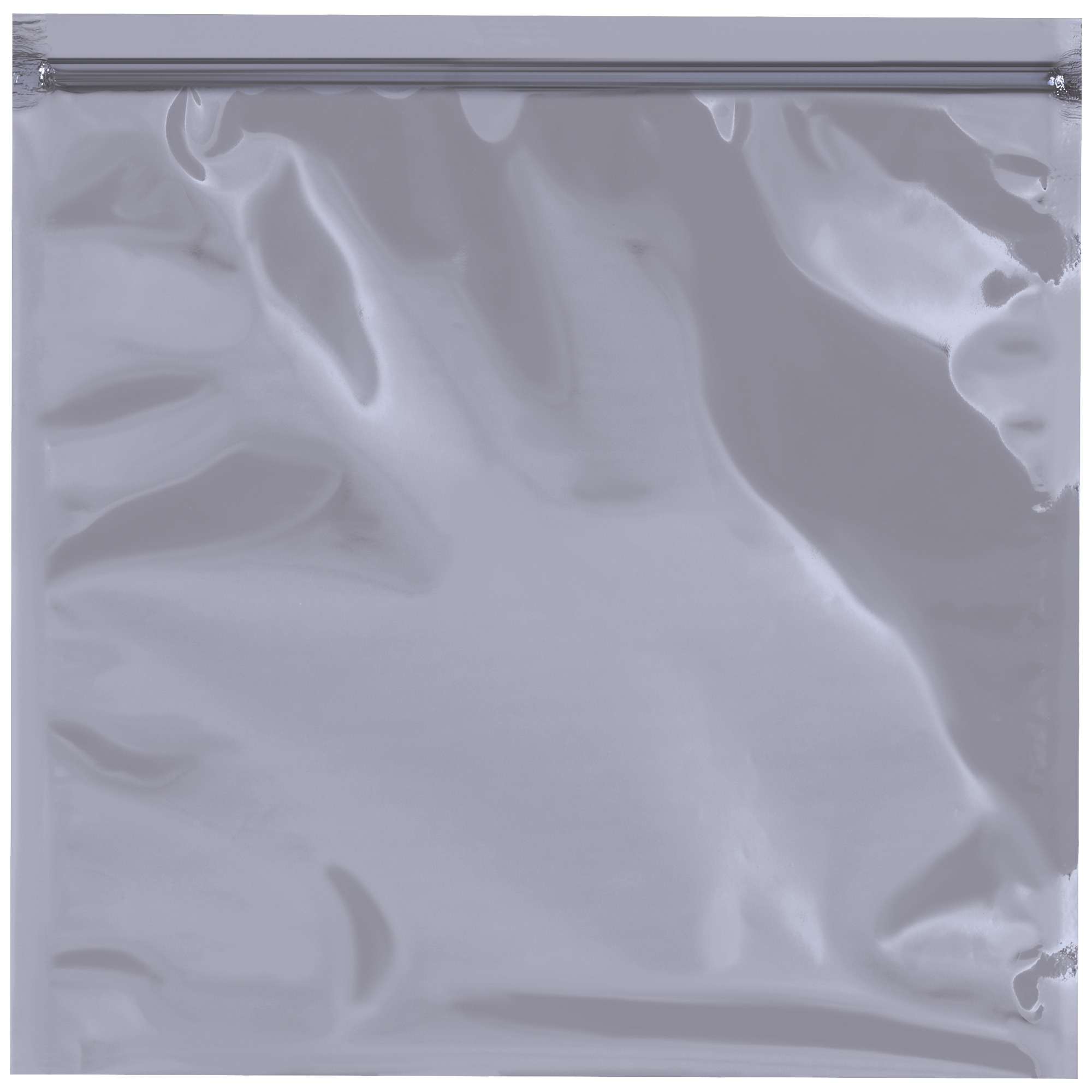 Unprinted Reclosable Static Shielding Bags, 12" x 12", Transparent, 100/Case