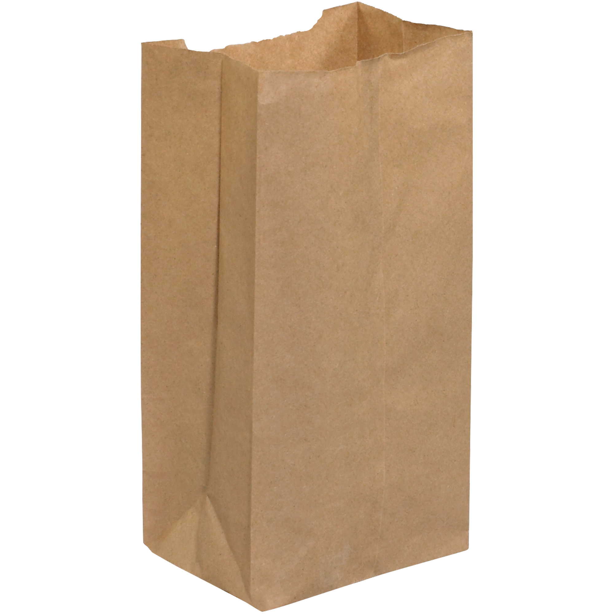 Grocery Bags, 4 3/4" x 2 15/16" x 8 9/16", Kraft, 500/Case
