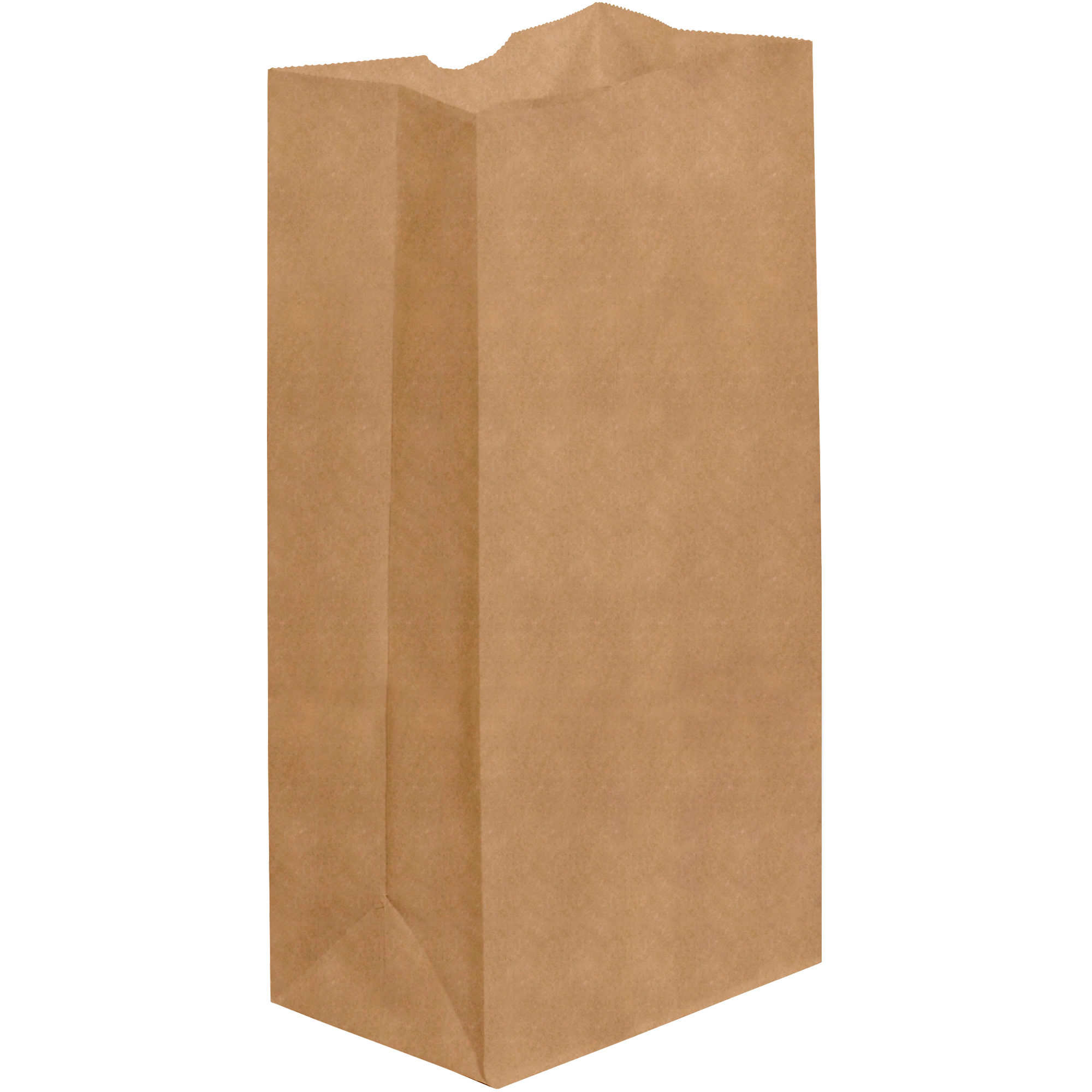 Grocery Bags, 7 1/8" x 4 1/2" x 13 3/4", Kraft, 500/Case