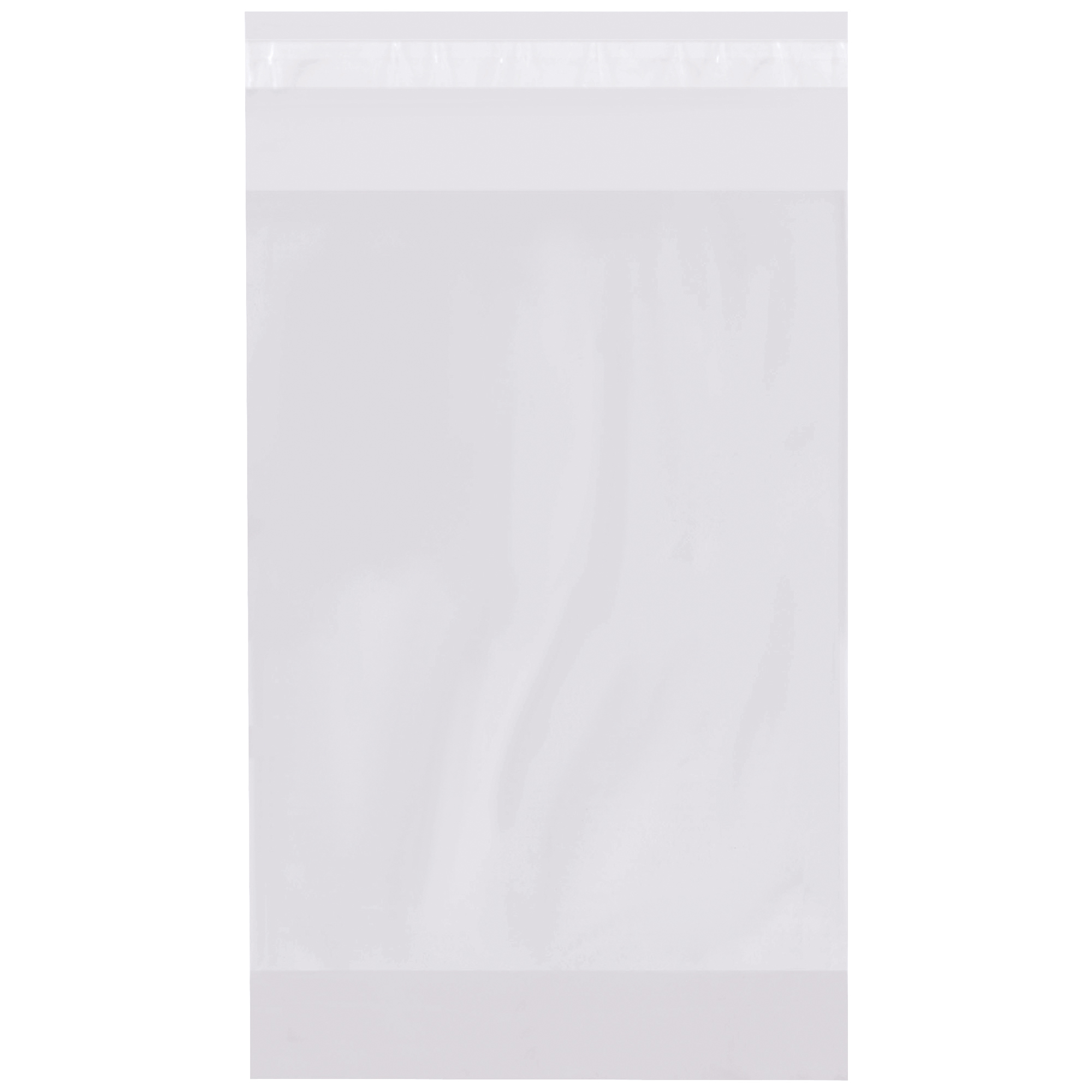 Gusseted 2 Mil Resealable Poly Bags, 6 x 2 x 9", Clear, 1000/Case