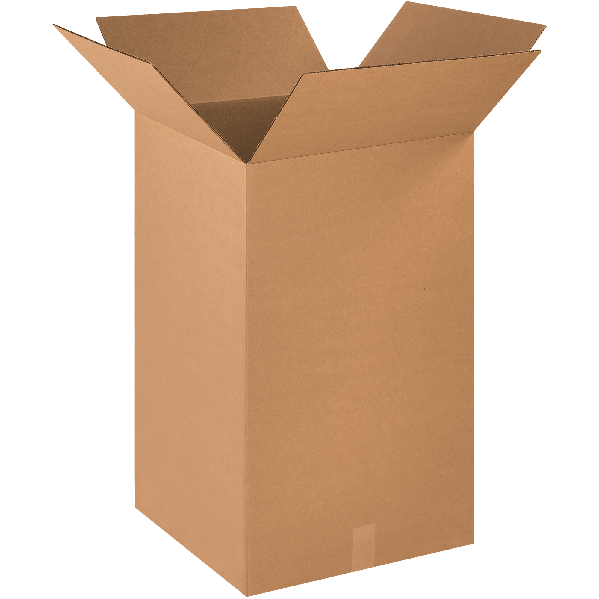 Tall Corrugated Boxes, 18" x 18" x 30", Kraft, 10/Bundle; 120/Skid