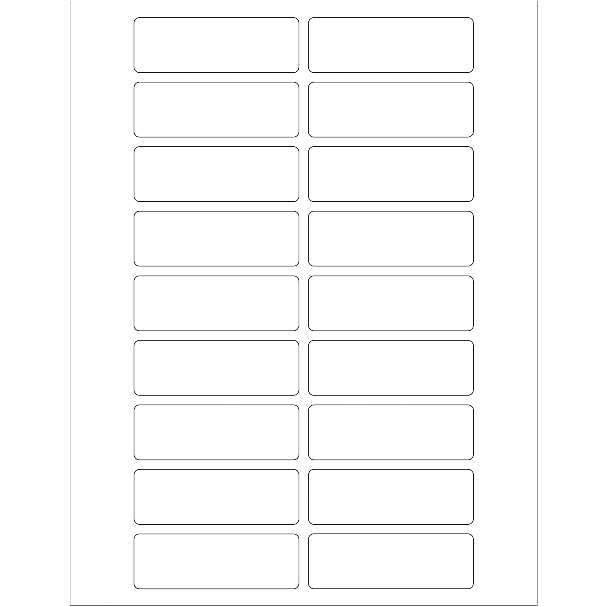 Tape Logic® Rectangular Laser Labels, 3" x 1", White, 1800/Case