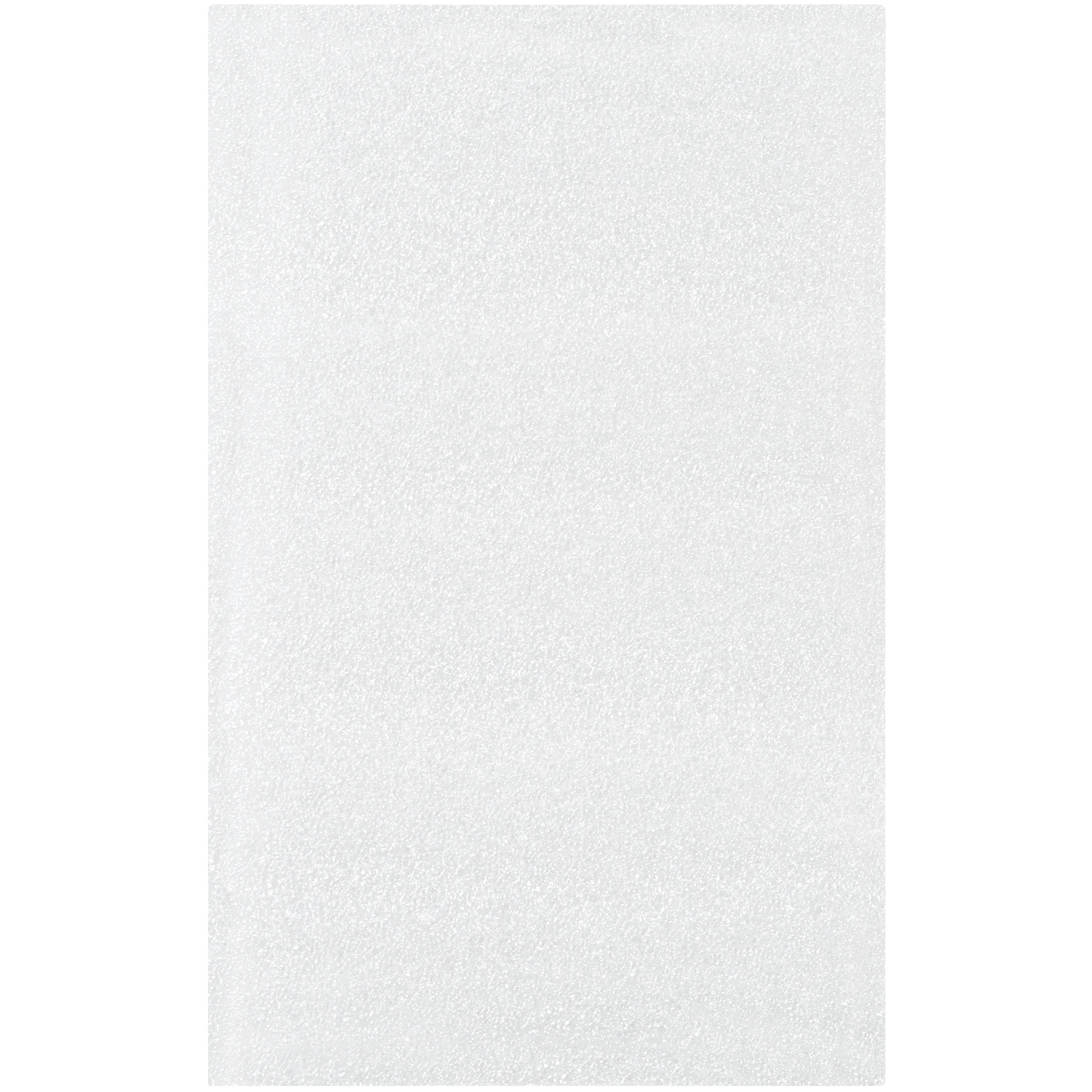 Flush Cut Foam Pouches, 5" x 8", White, 400/Case