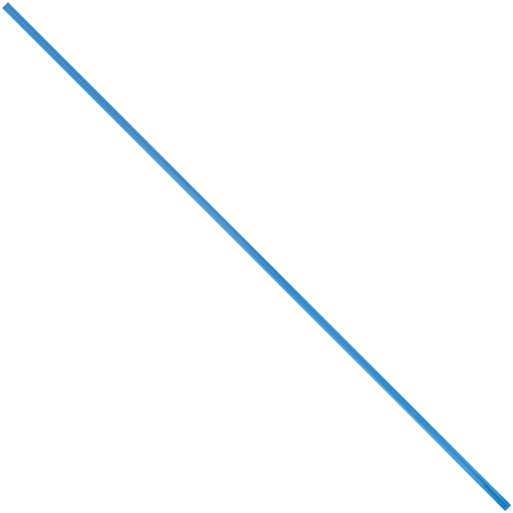 Plastic Twist Ties, 12" x 5/32", Blue, 2000/Case