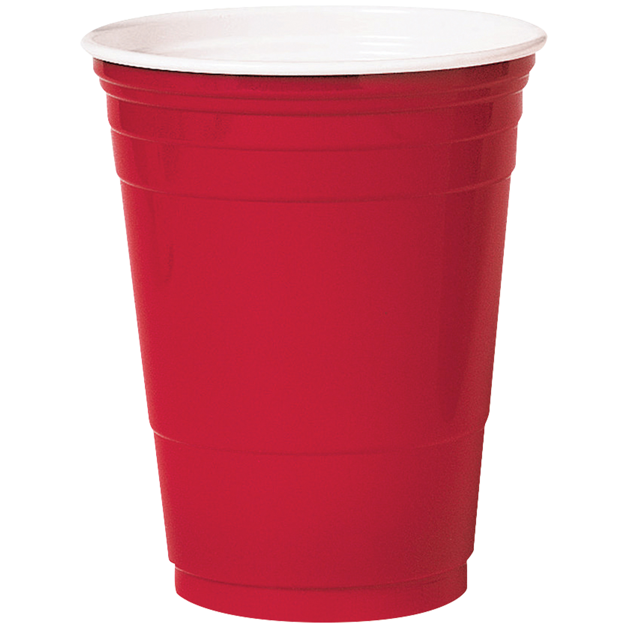 Solo® Party Cups, 16 oz., 4 3/4" x 3 7/8", Red, 1000/Case
