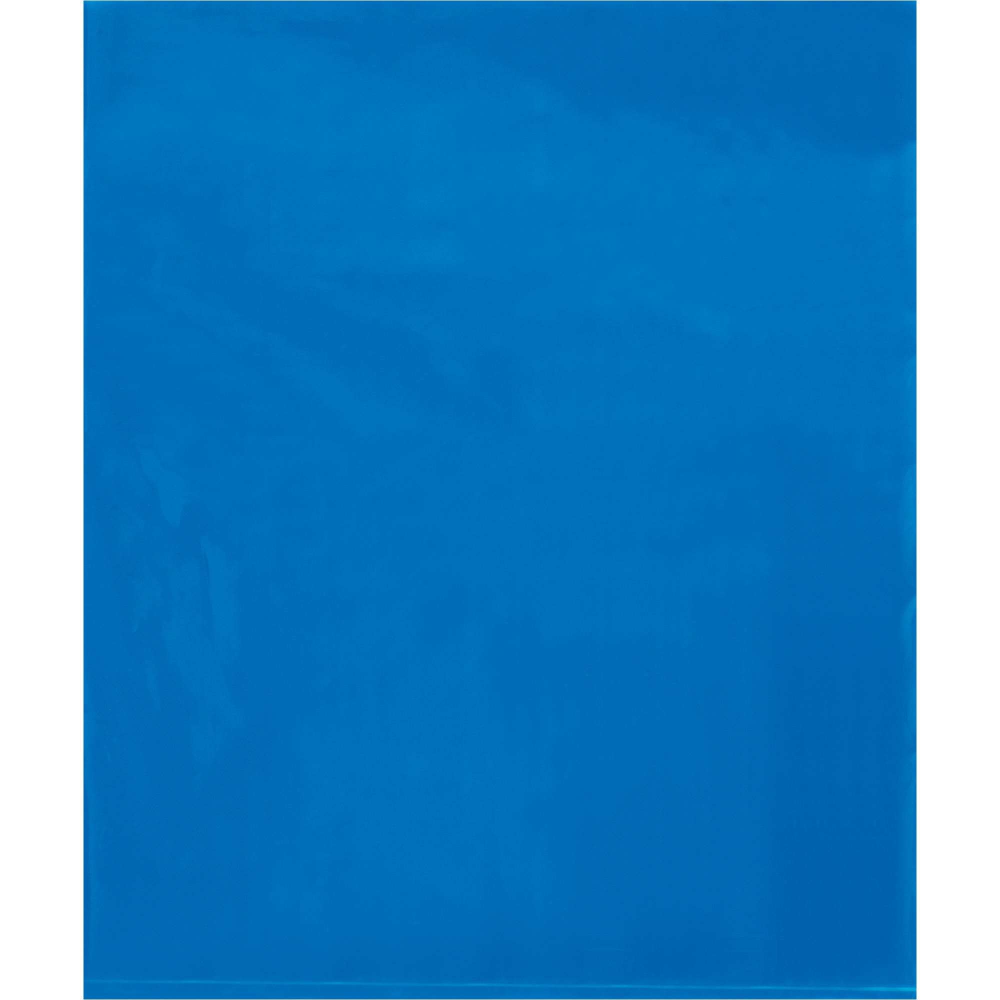 Flat 2 Mil Poly Bags, 15" x 18", Blue, 1000/Case