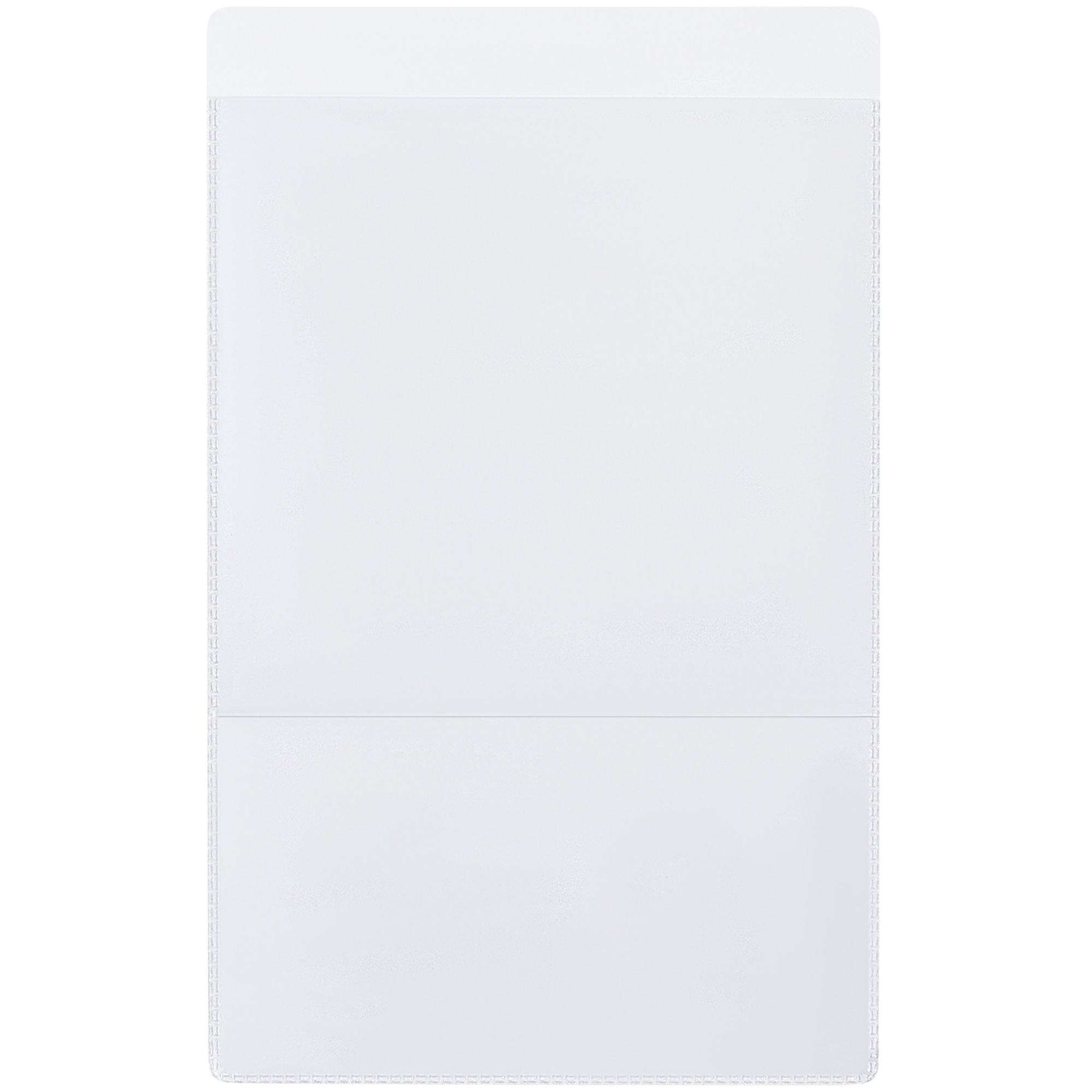 Top Loading Self-Adhesive Holder, 5" x 8", Clear, 50/Case