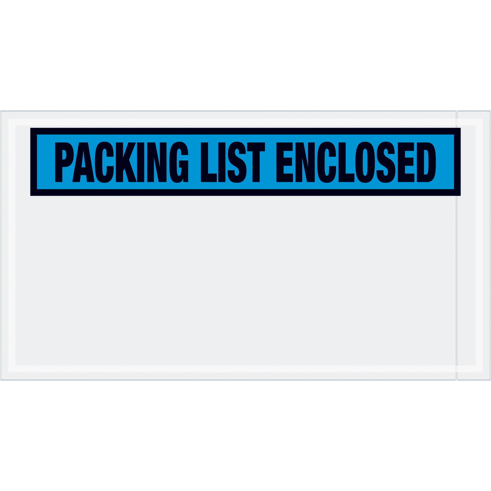 Tape Logic® "Packing List Enclosed" Envelopes, 5 1/2" x 10", Blue, 1000/Case