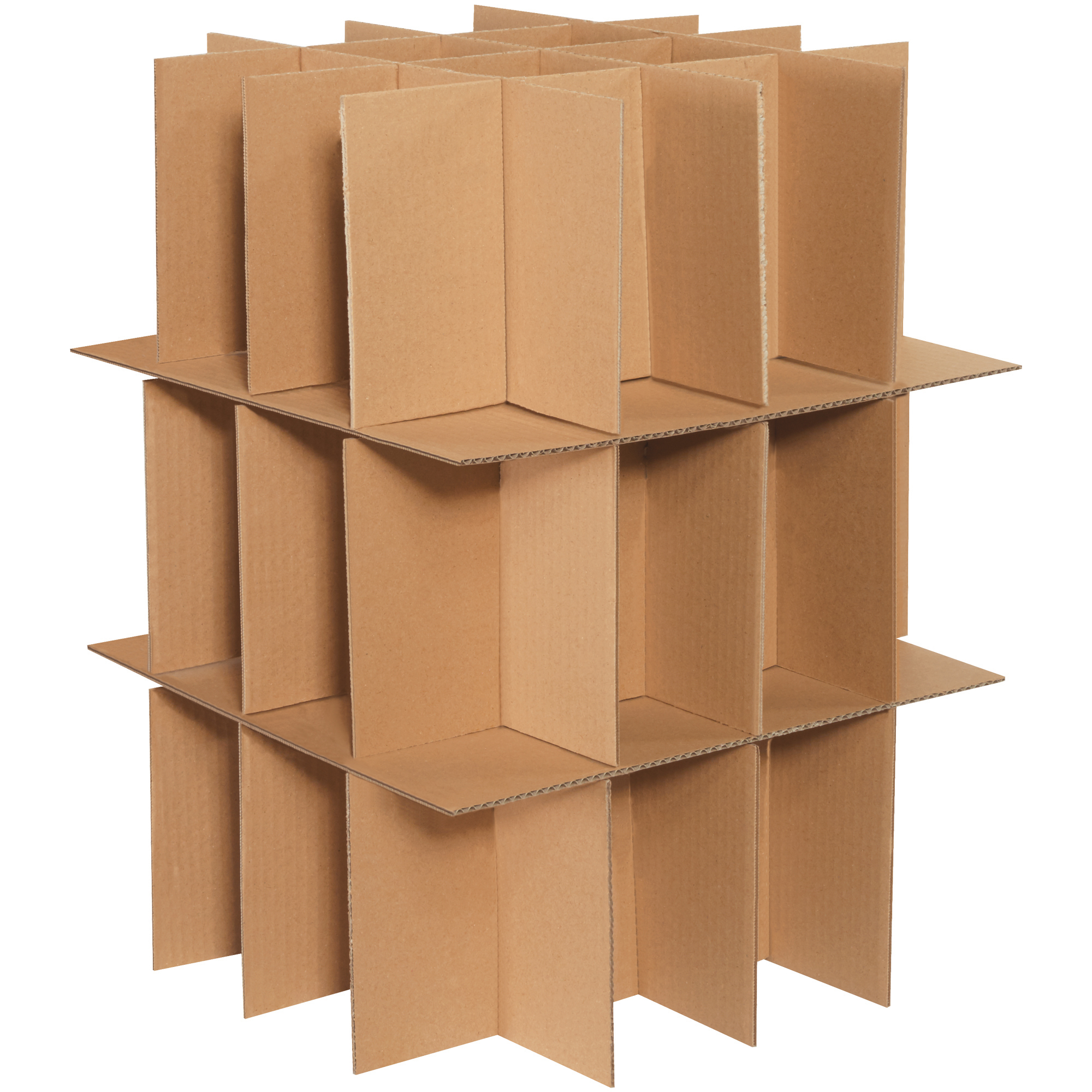Dish Pack Partition Kit, Kraft, 1/Kit; 100/Skid
