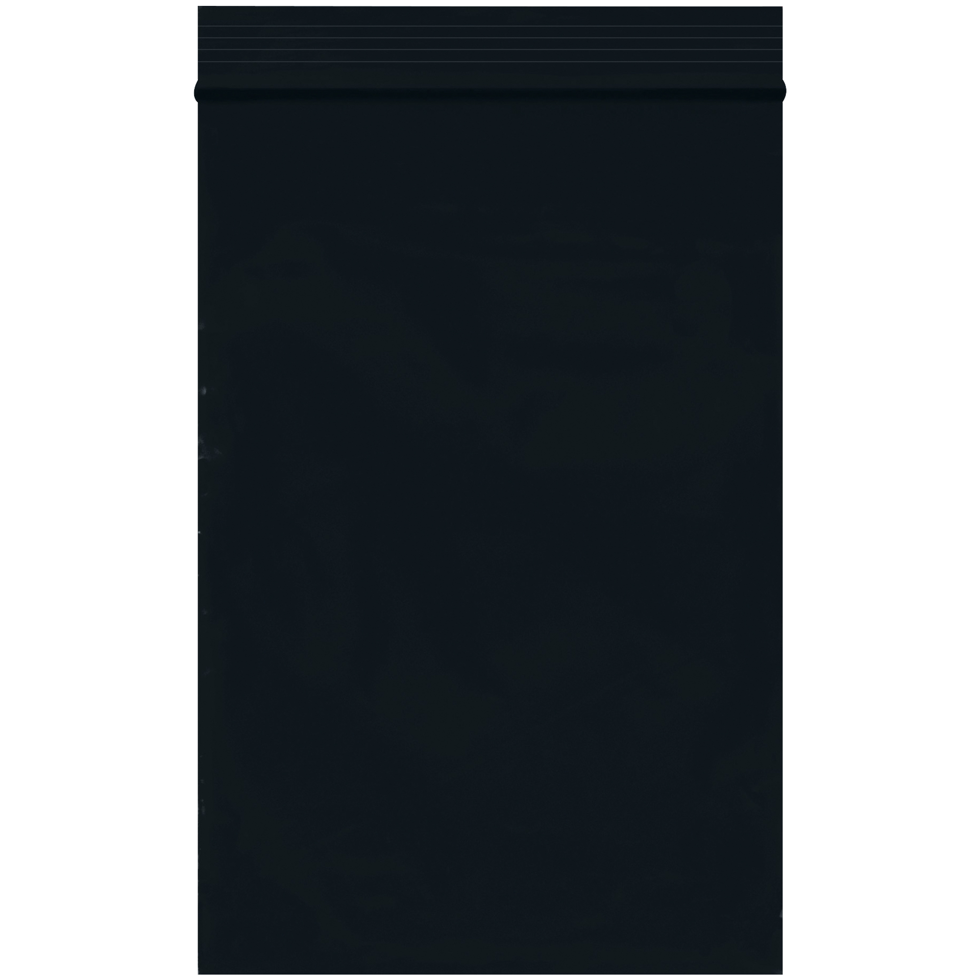 Reclosable 2 Mil Poly Bags, 4" x 6", Black, 1000/Case