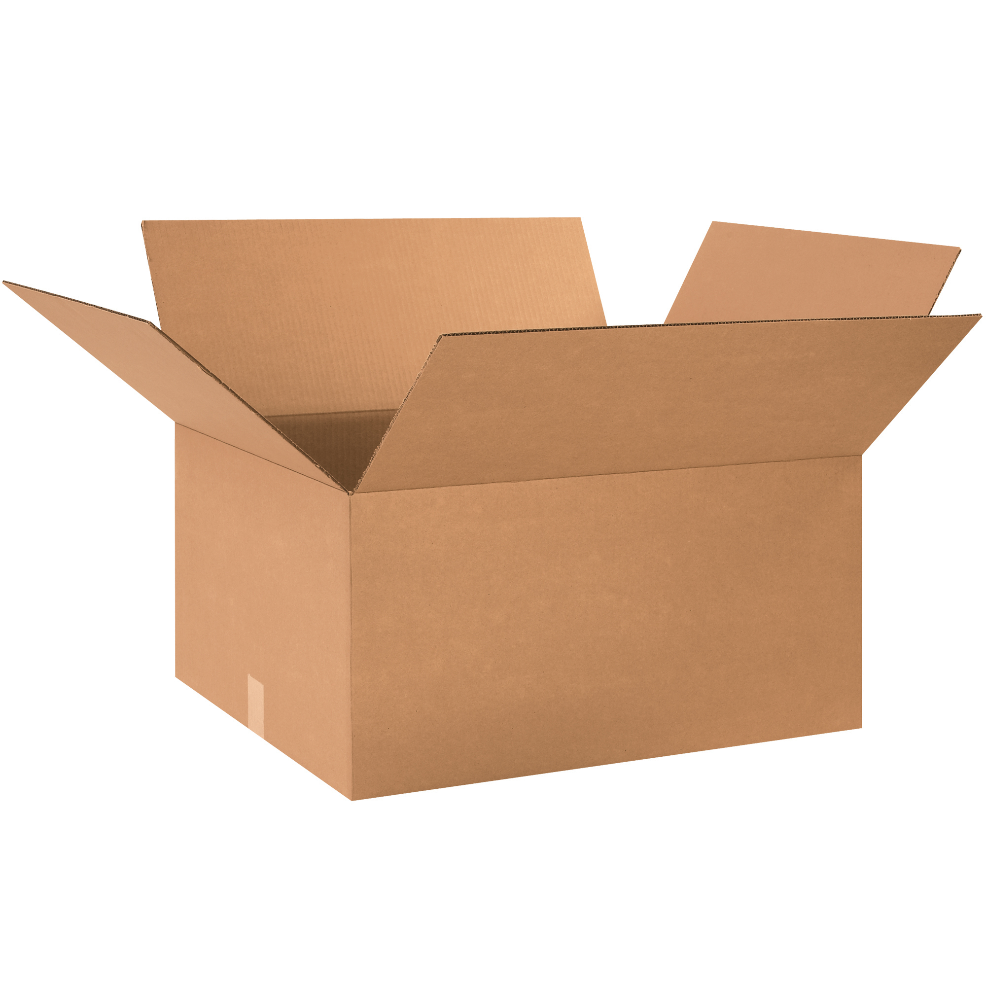Corrugated Boxes, 24" x 20" x 12", Kraft, 10/Bundle; 120/Skid