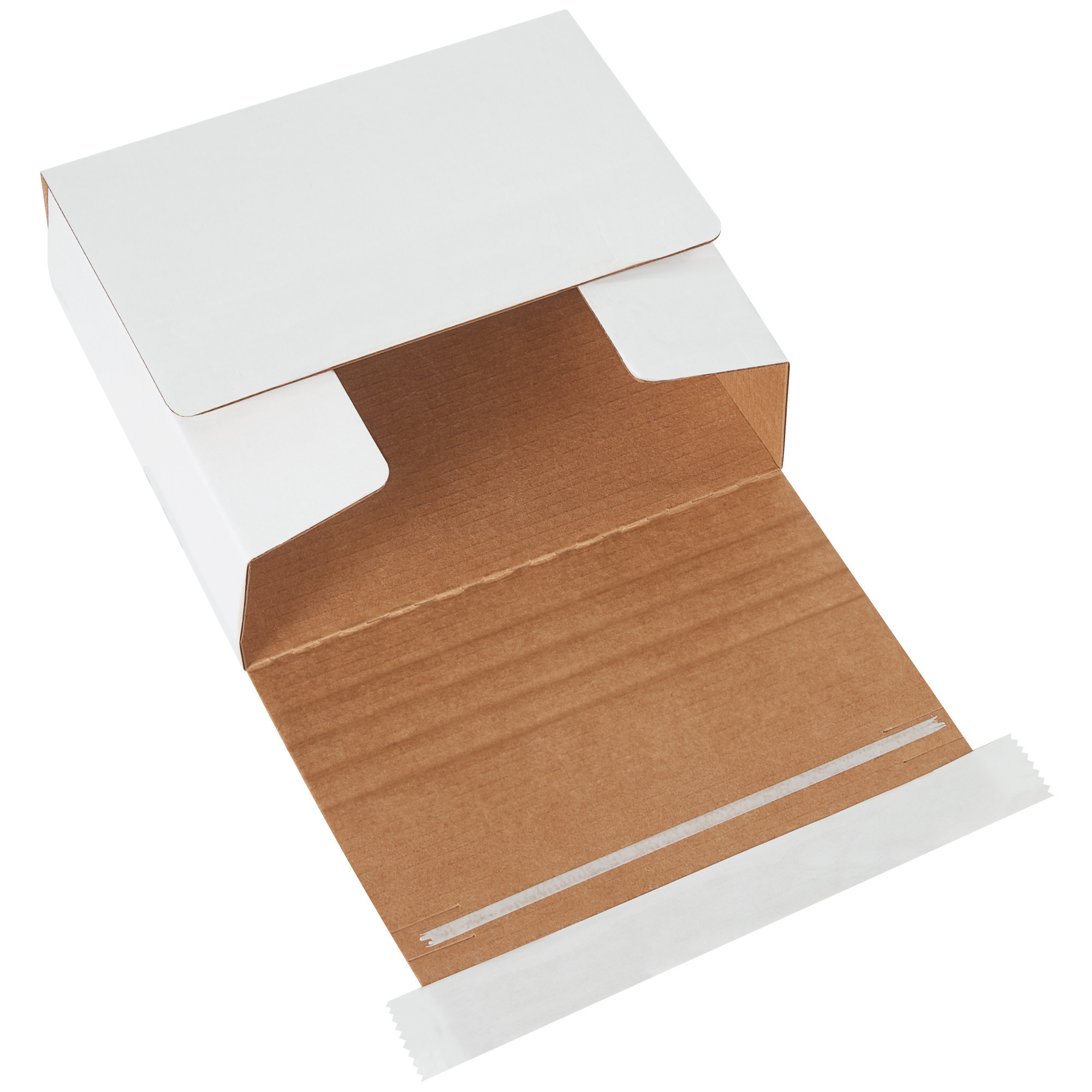 Self-Seal CD Mailers, 5 3/4" x 5 1/16" x 1 3/4", White, 200/Bundle