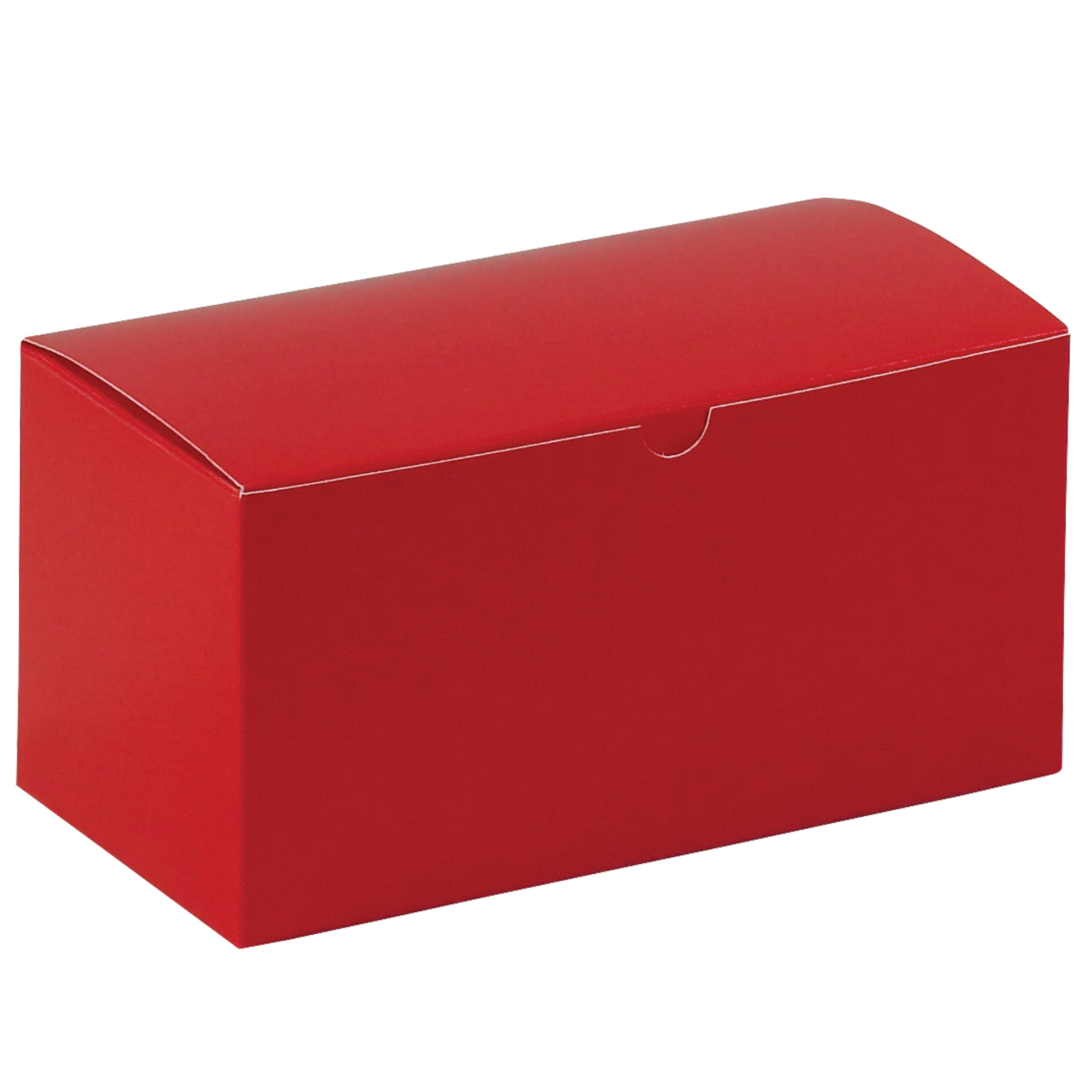 Gift Boxes, 9" x 4 1/2" x 4 1/2", Holiday Red, 100/Case