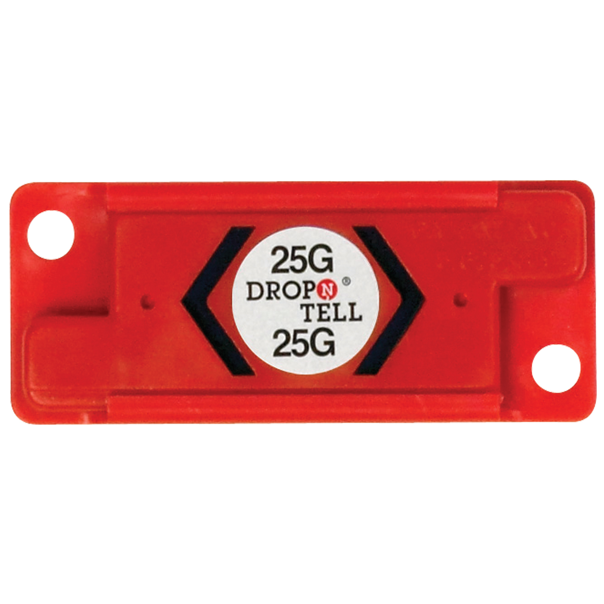 Drop-N-Tell® Resettable Indicator 25G, Red, 25/Case