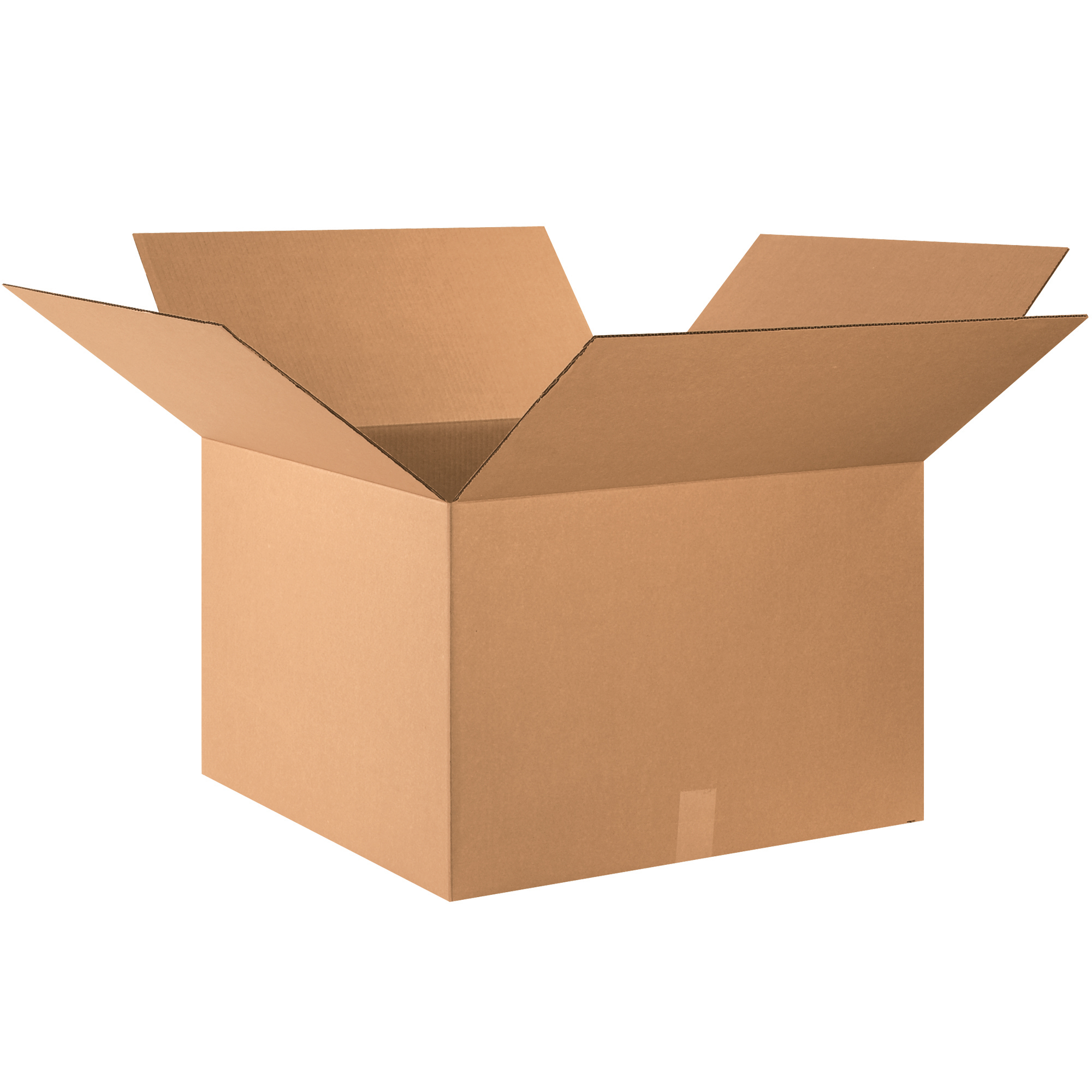 Corrugated Boxes, 24" x 24" x 16", Kraft, 10/Bundle; 120/Skid
