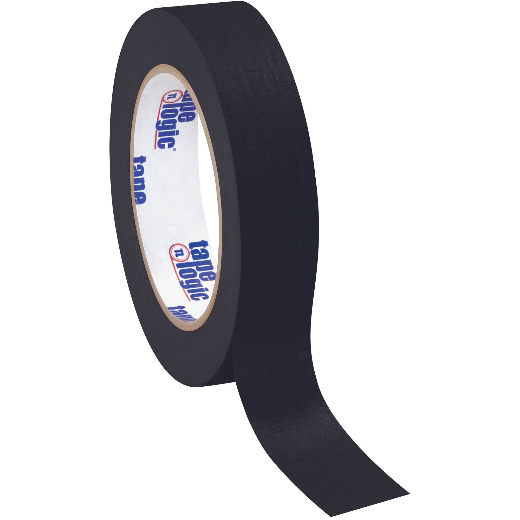 Tape Logic® Masking Tape, 4.9 Mil, 1" x 60 yds., Black, 12/Case