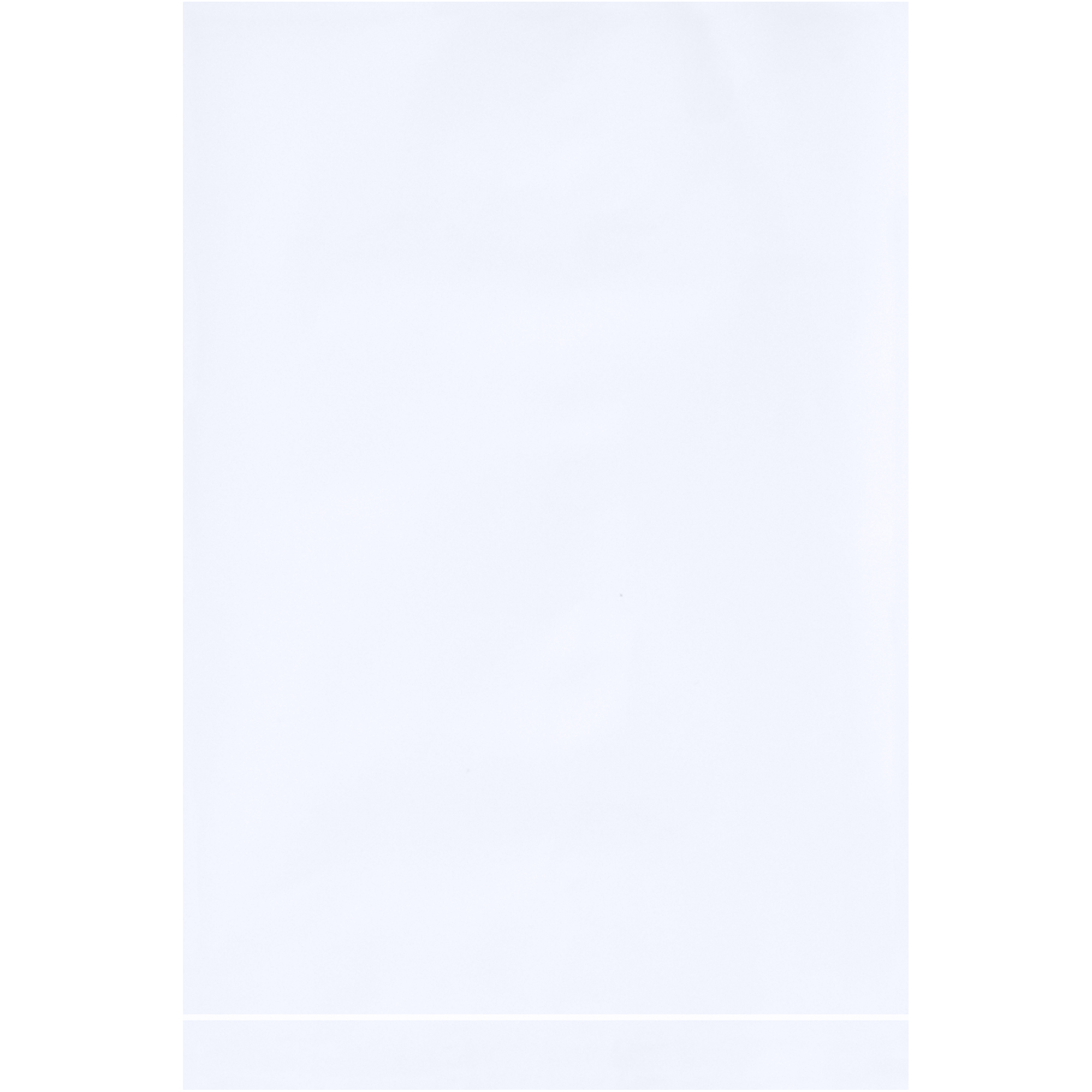 Flat 2 Mil Poly Bags, 4" x 6", White, 1000/Case