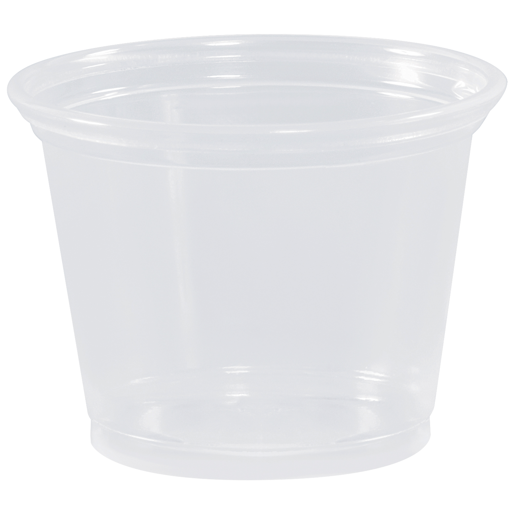 Plastic Portion Cups, 1 oz., Clear, 2500/Case