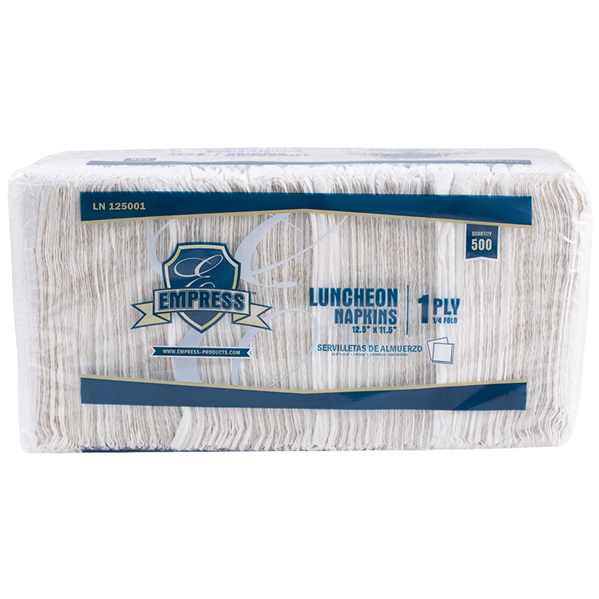 Paper Luncheon Napkins, 12.1/2 x 11.3/4, White, 6000/Case