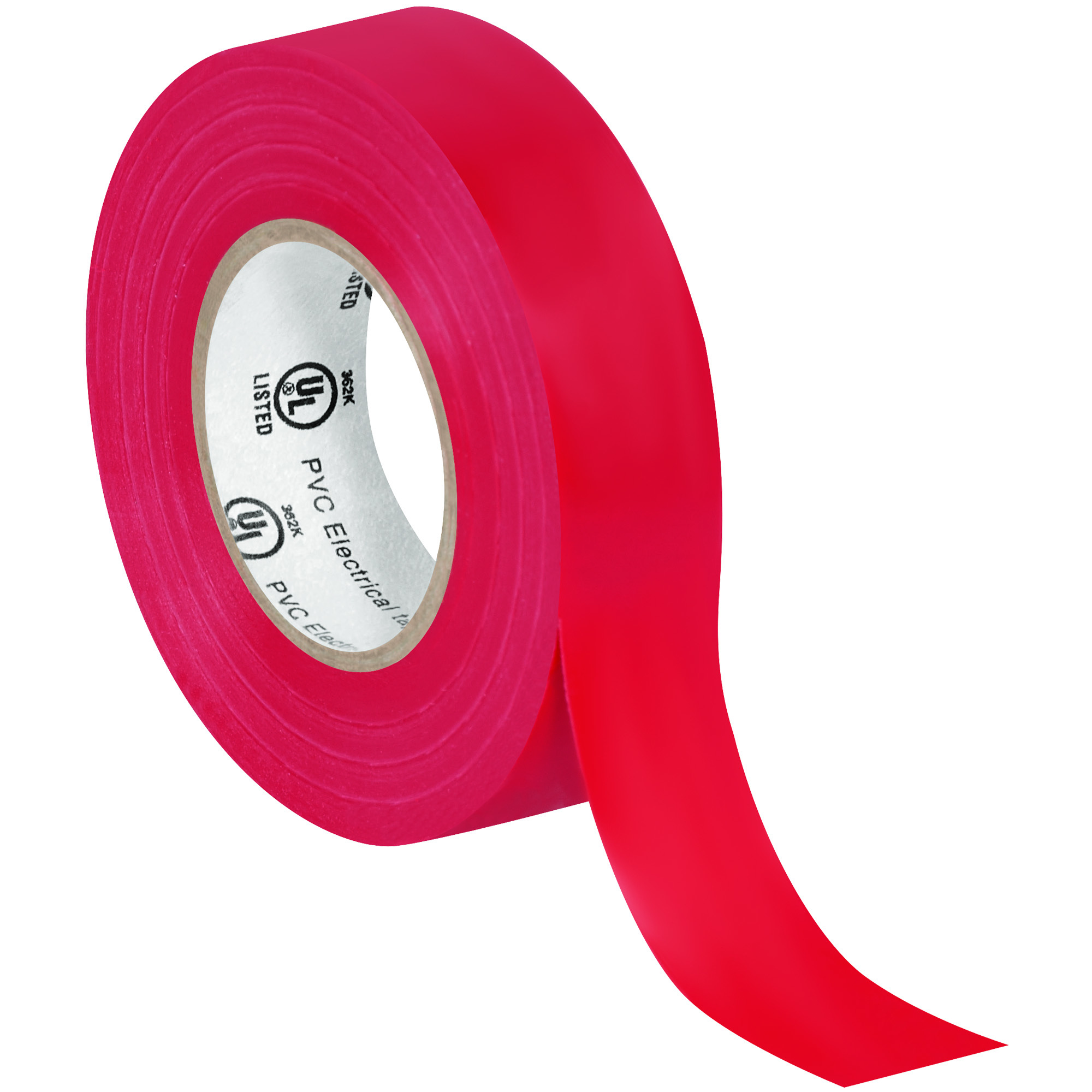 Electrical Tape, 7.0 Mil, 3/4"x 20 yds., Red, 10/Case