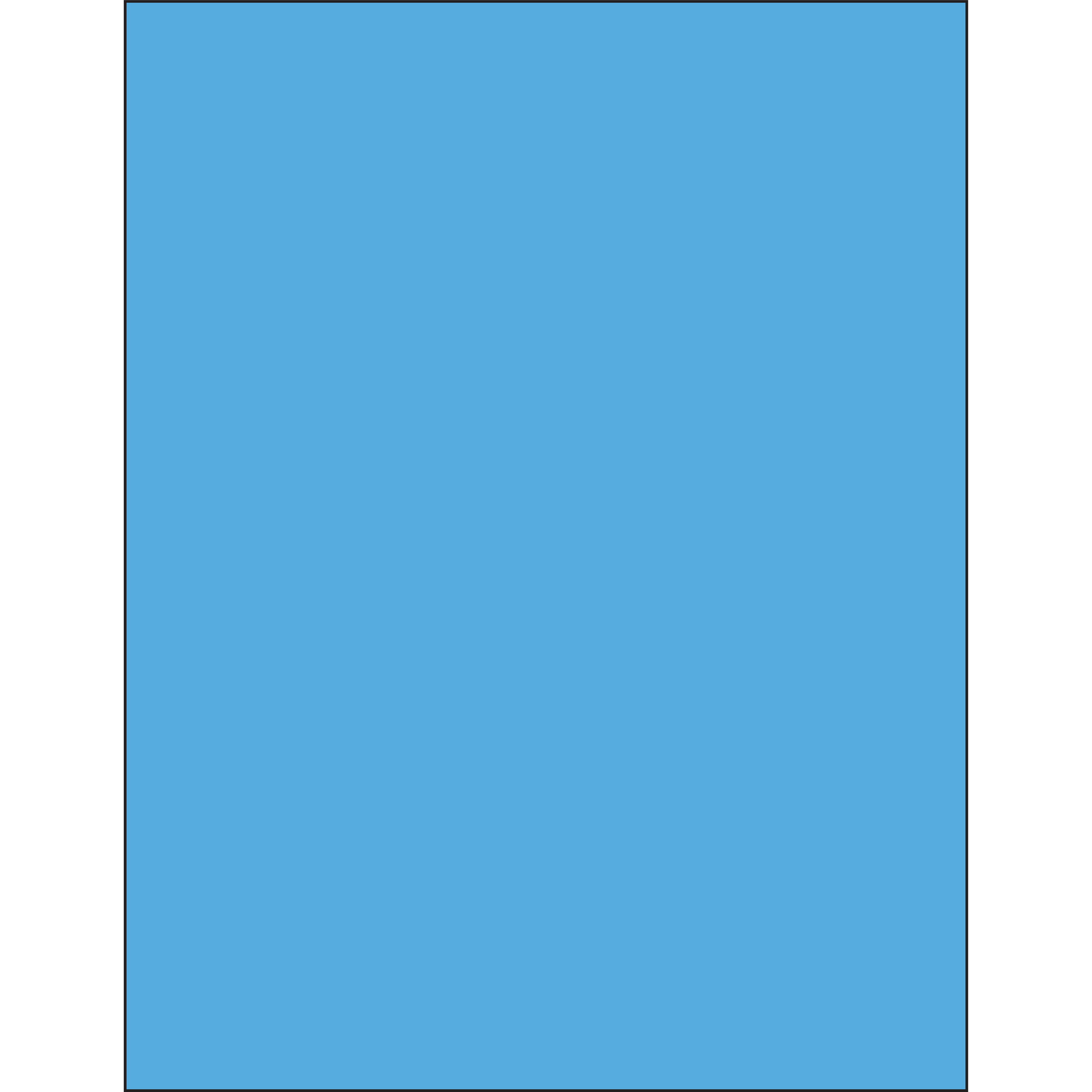 8 1/2 x 11" Fluorescent Blue Rectangle Laser Labels 100 SHEETS
