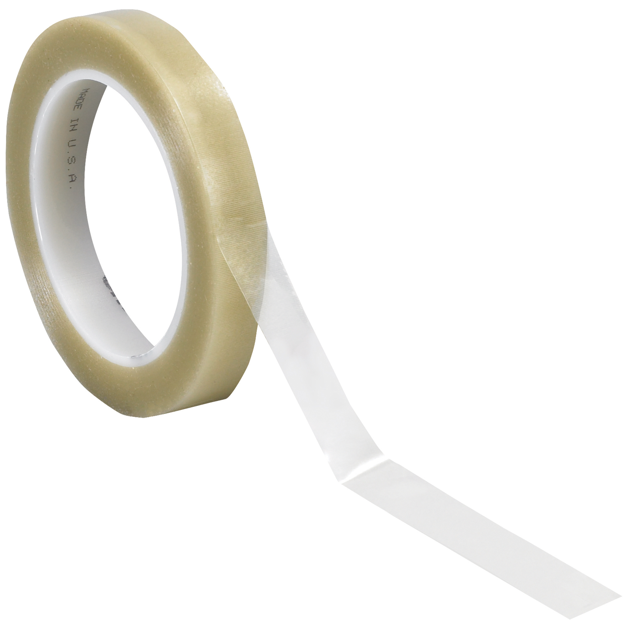 3M™ 471 Vinyl Tape, 5.2 Mil, 1/2" x 36 yds., Clear, 72/Case