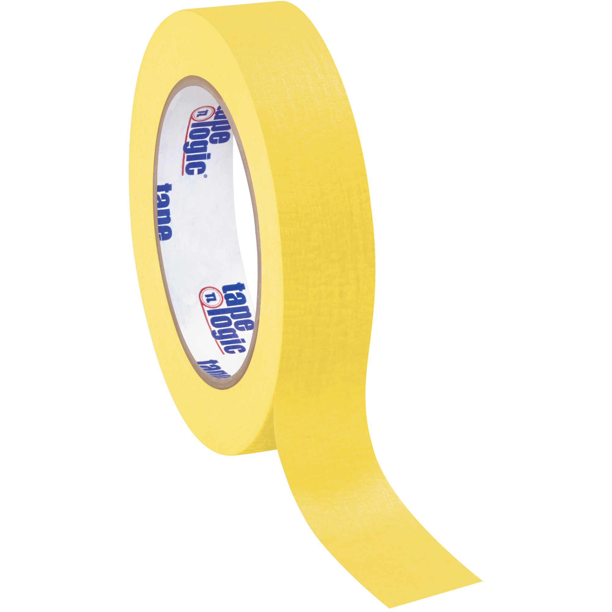 Tape Logic® Masking Tape, 4.9 Mil, 1" x 60 yds., Yellow, 12/Case