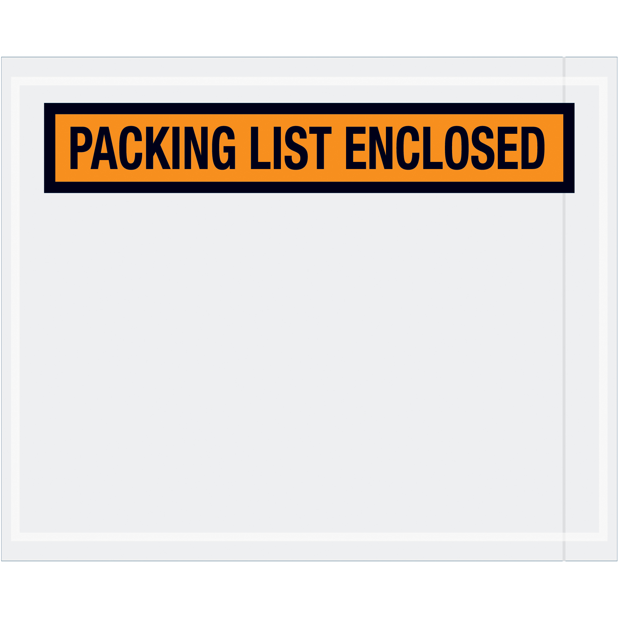 Tape Logic® "Packing List Enclosed" Envelopes, 4 1/2" x 5 1/2", Orange, 1000/Case