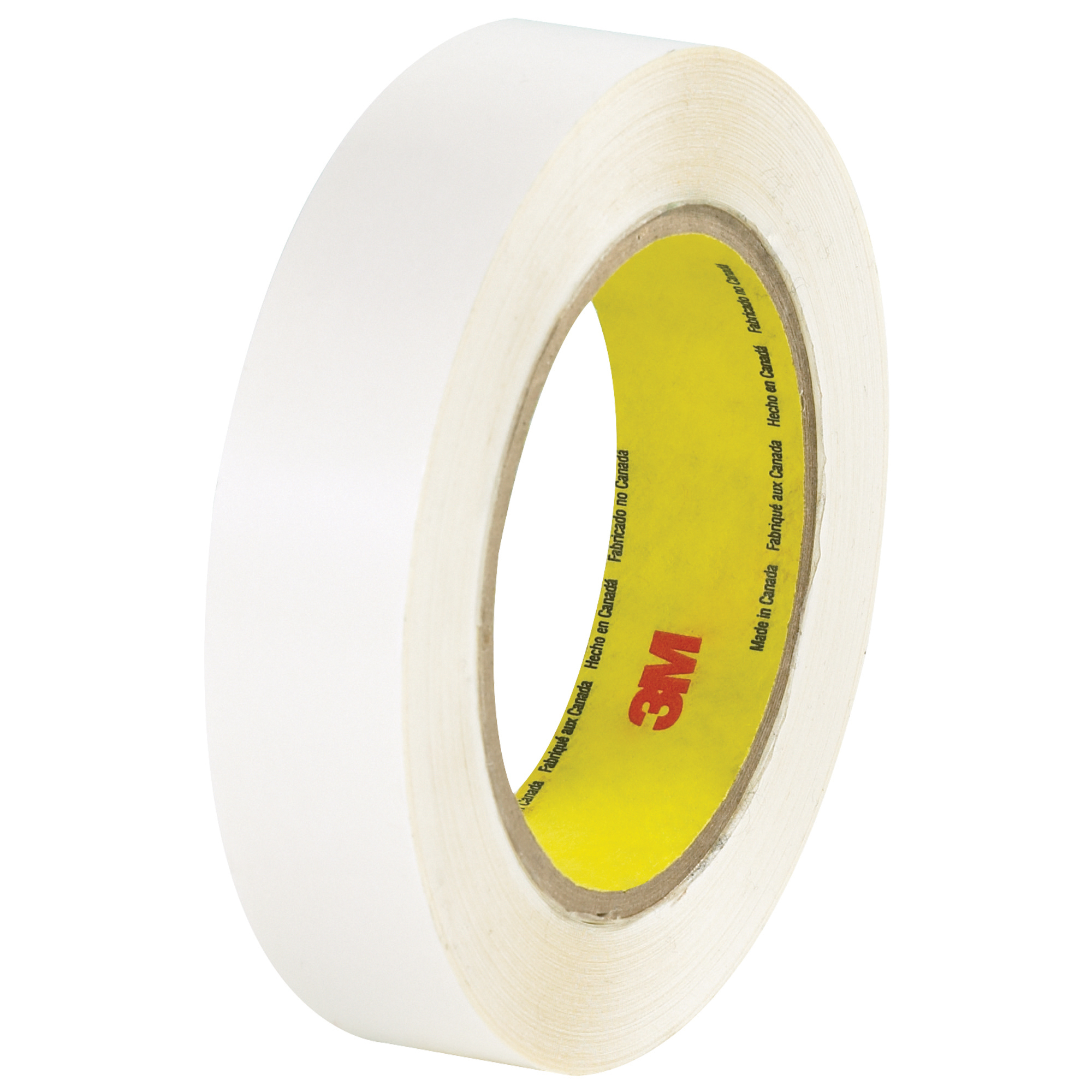 3M™ 444 Double Sided Film Tape, 4.0 Mil, 1" x 36 yds., Clear, 36/Case