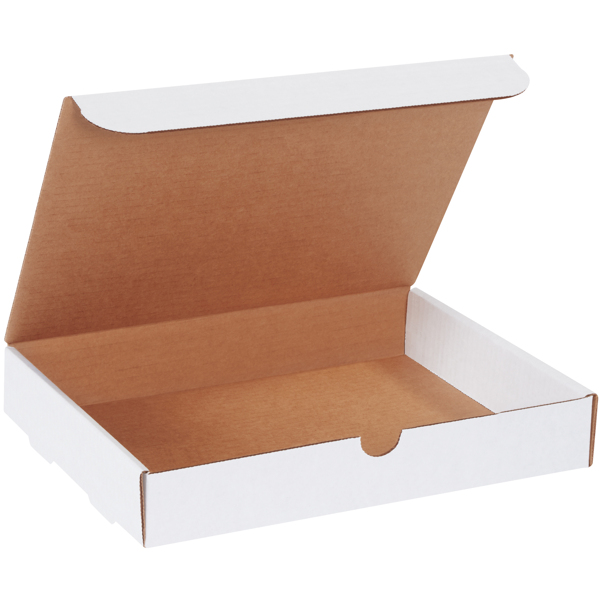 Literature Mailers, 12-1/8" x 9-1/4" x 2", White, 25/Bundle