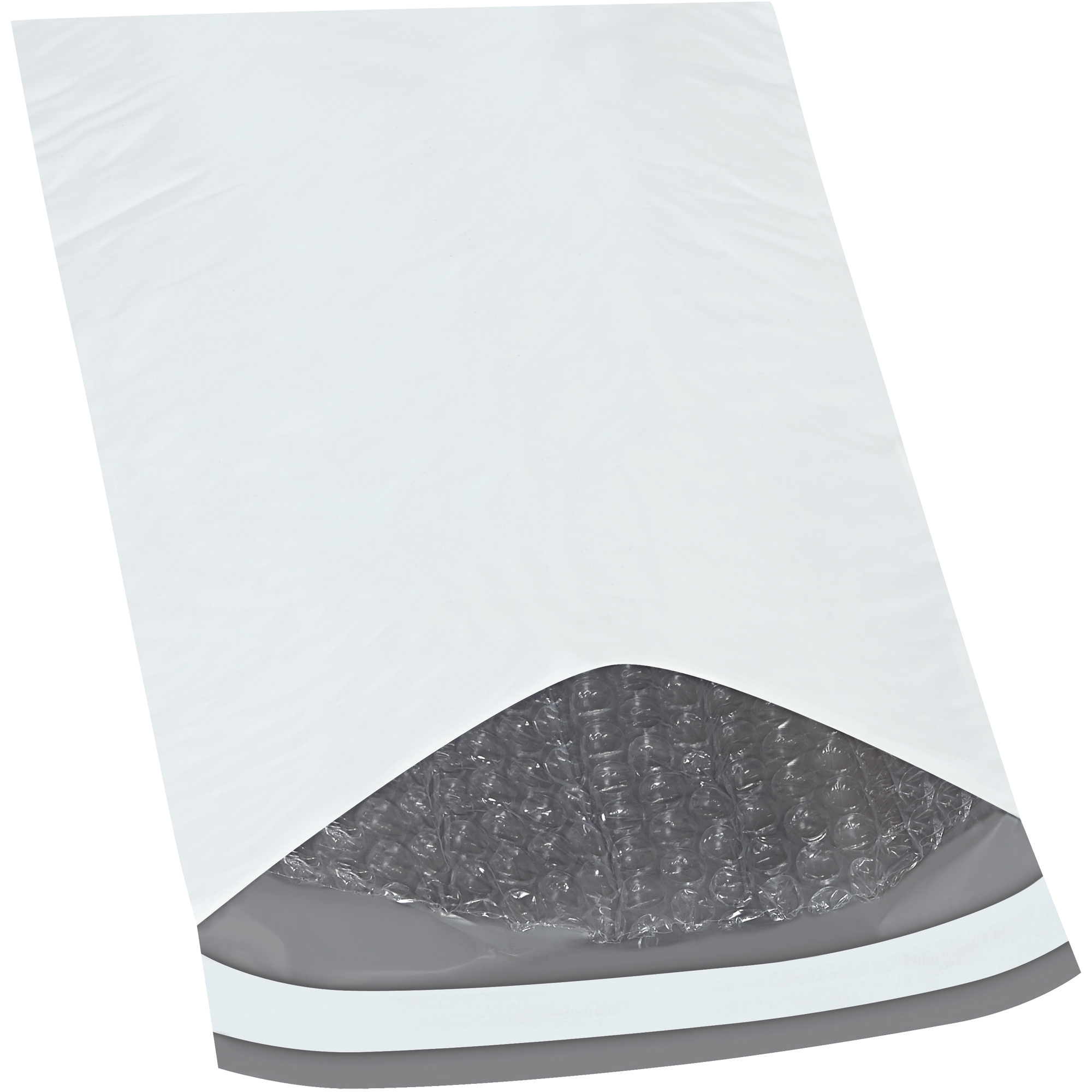 Bubble Lined Poly Mailers, 7 1/4 x 8", White, 200/Case