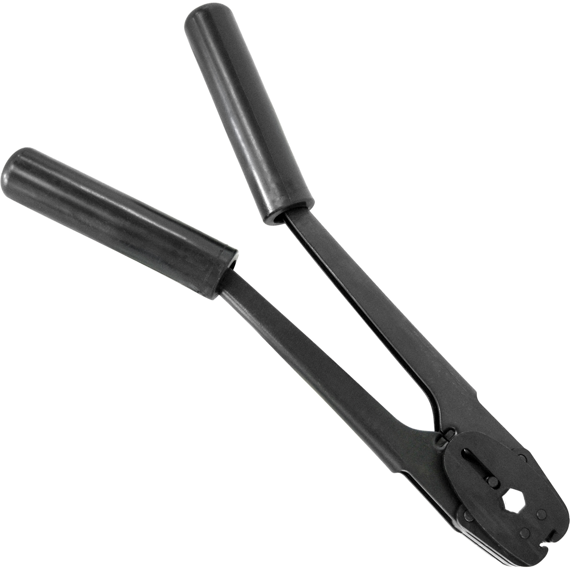 Single Notch Steel Strapping Sealer, 1/2", Black, 1/Case