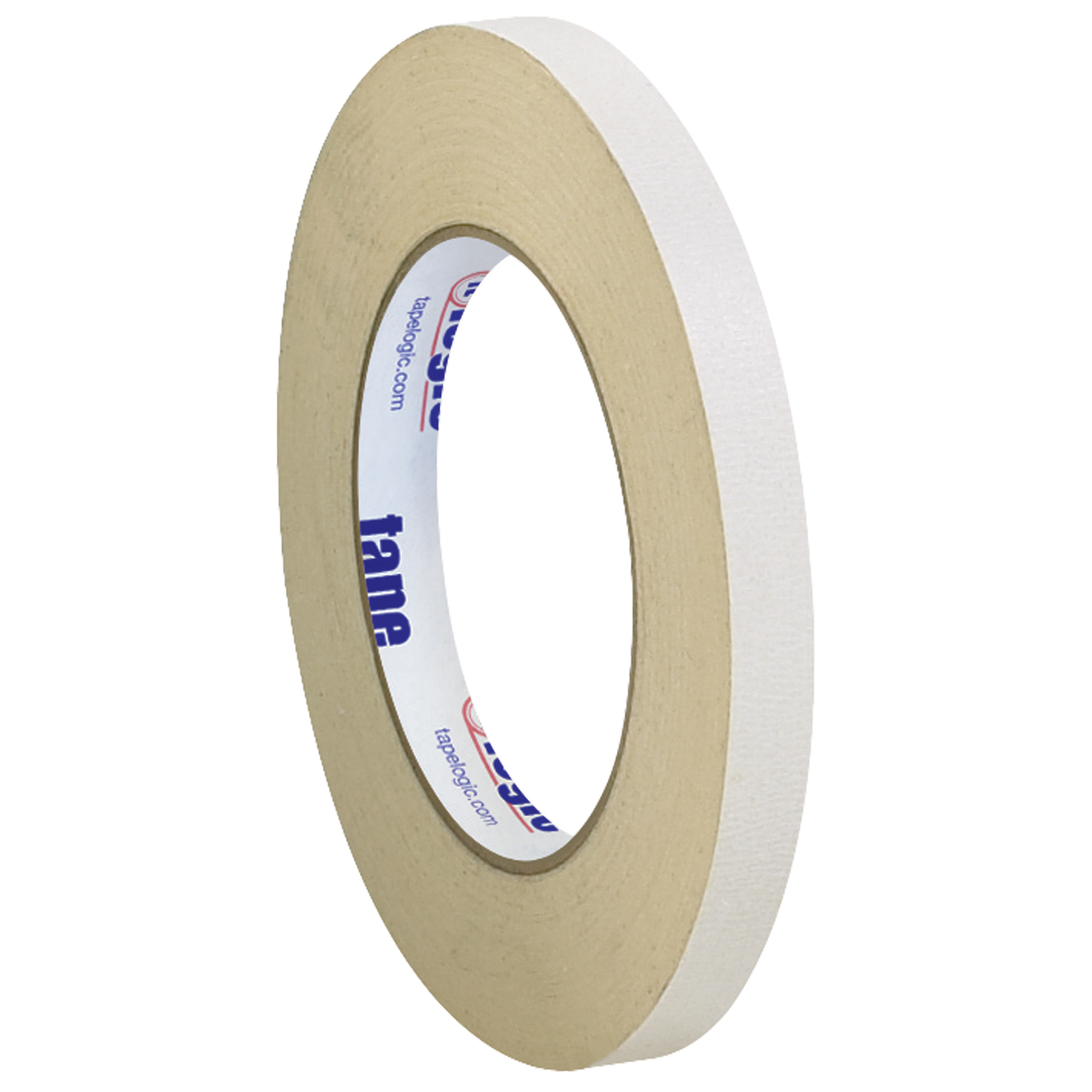 Tape Logic® Double Sided Masking Tape, 7 Mil, 1/2" x 36 yds., Tan, 3/Case
