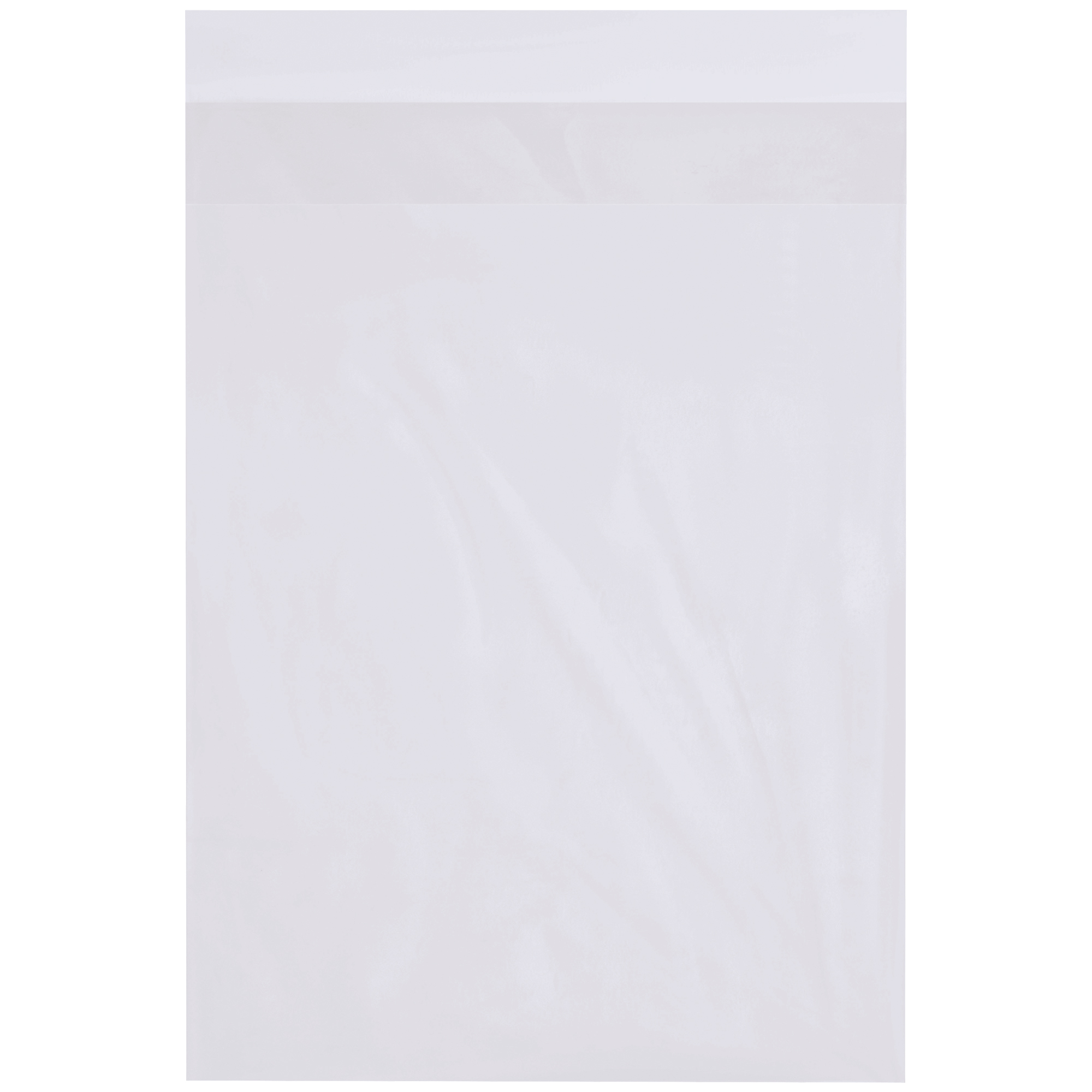 Flap Lock Poly Bags, 2 Mil, 18" x 24", Clear, 500/Case