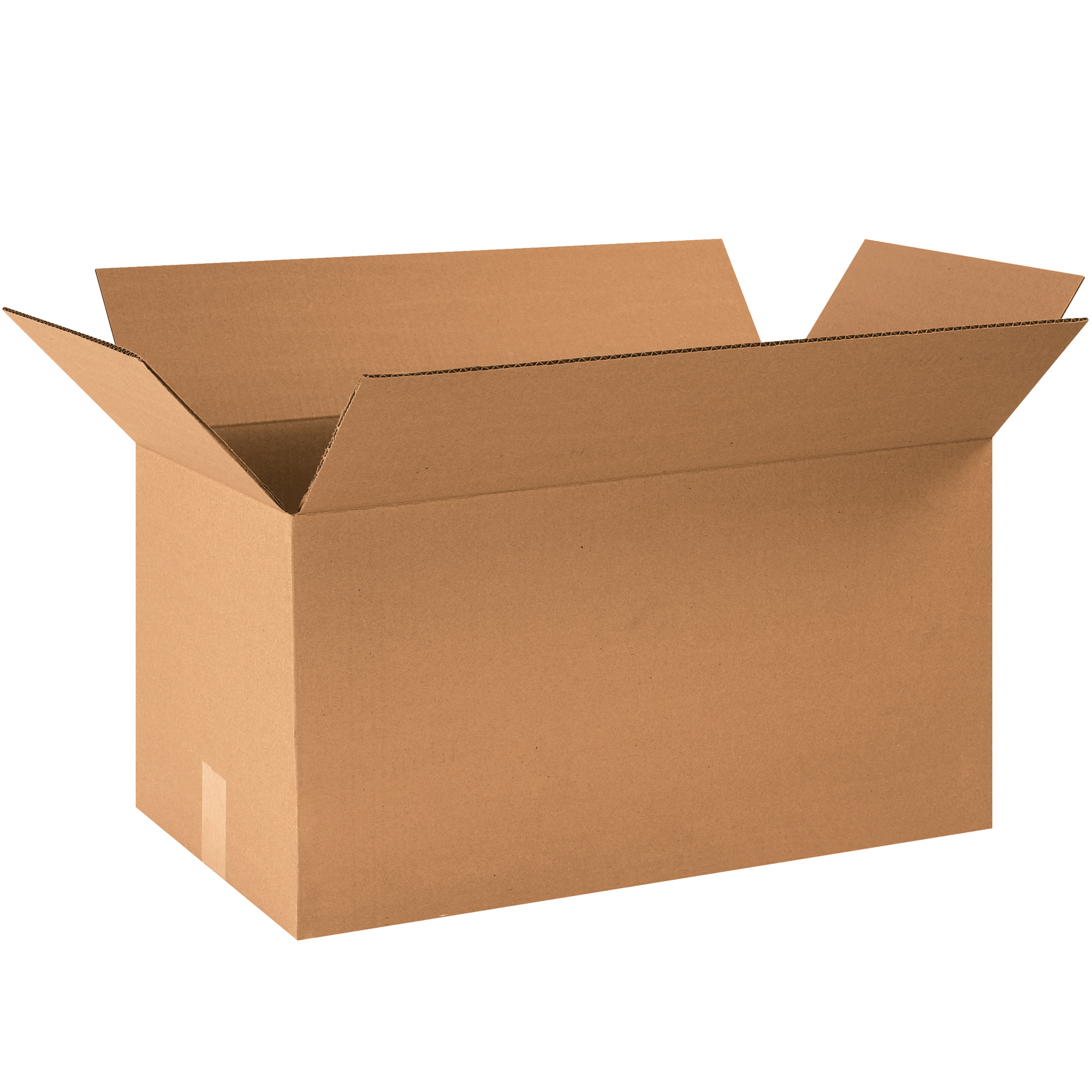 Heavy-Duty Boxes, 24" x 12" x 12", Kraft, 25/Bundle; 125/Skid