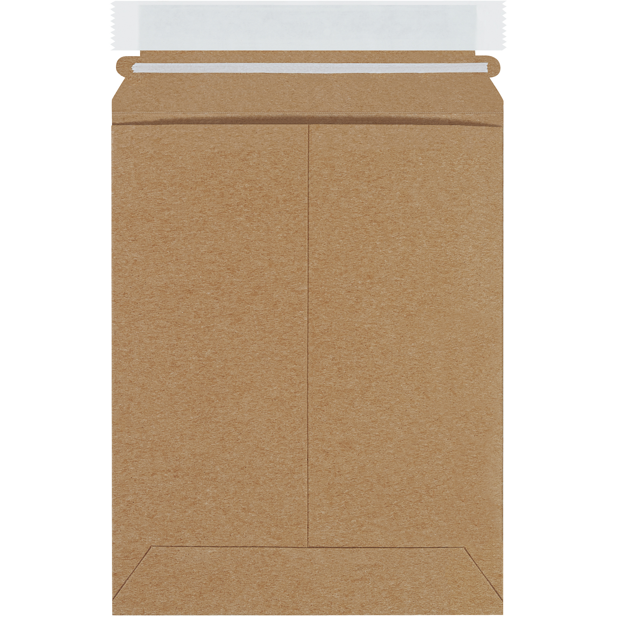 Stayflats Plus® Self-Seal Mailers, 7" x 9", Kraft, 100/Case