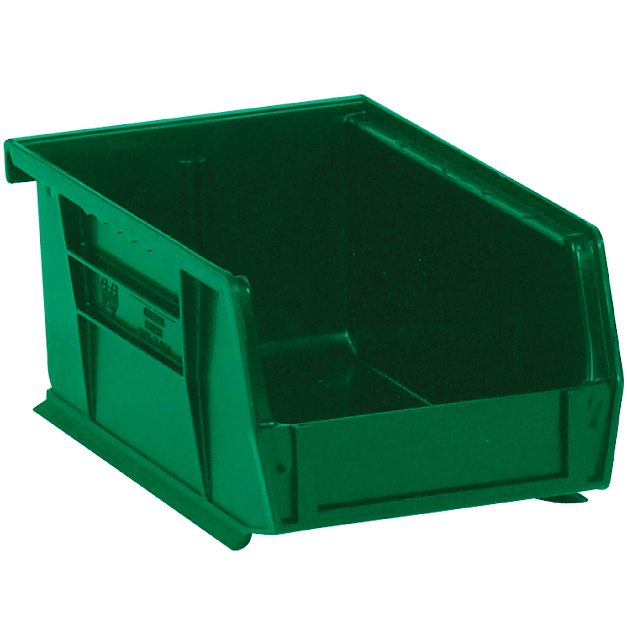 Plastic Stack & Hang Bin Boxes, 9 1/4" x 6" x 5", Green, 12/Case
