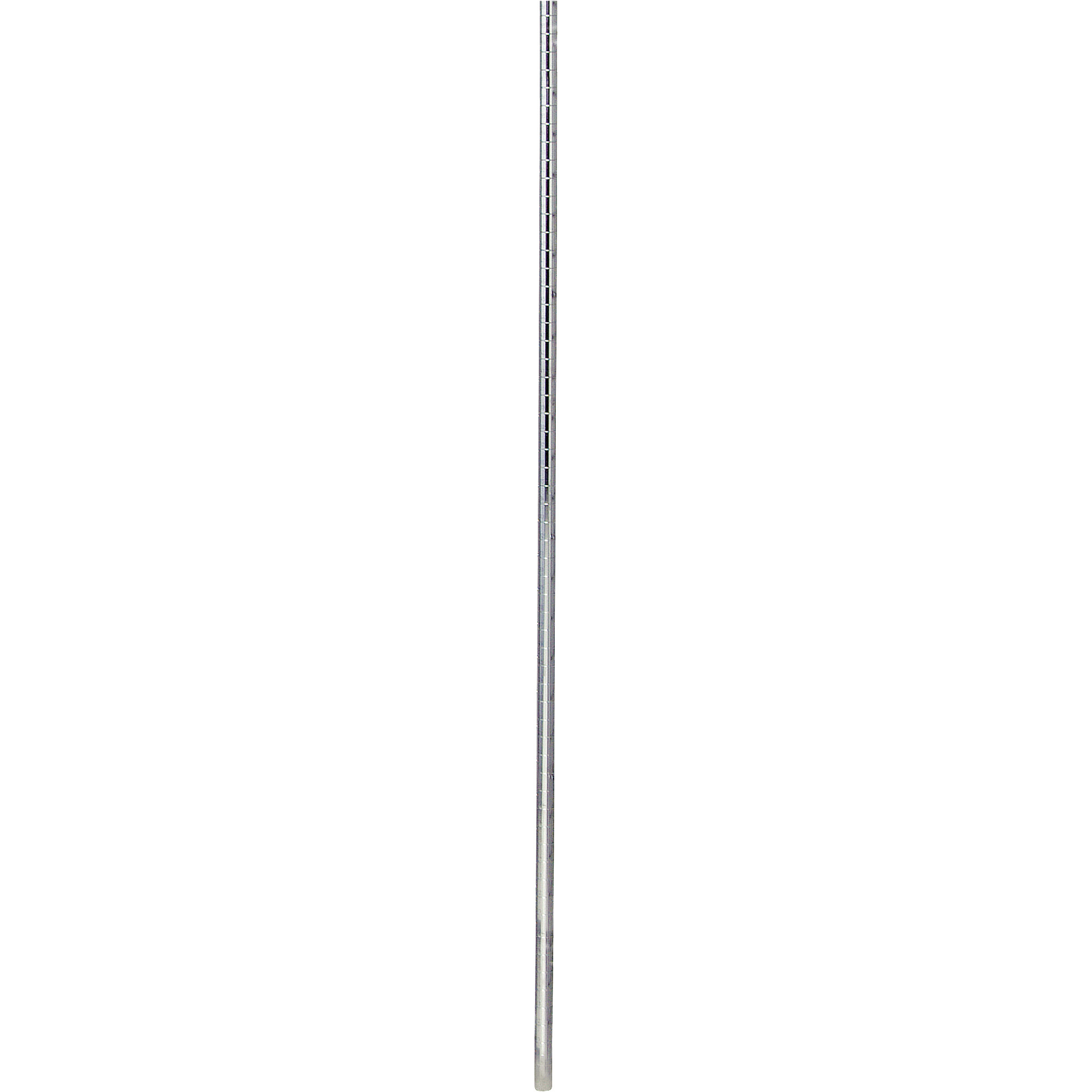 Chrome Poles for Security Carts, 63", Chrome, 4/Case