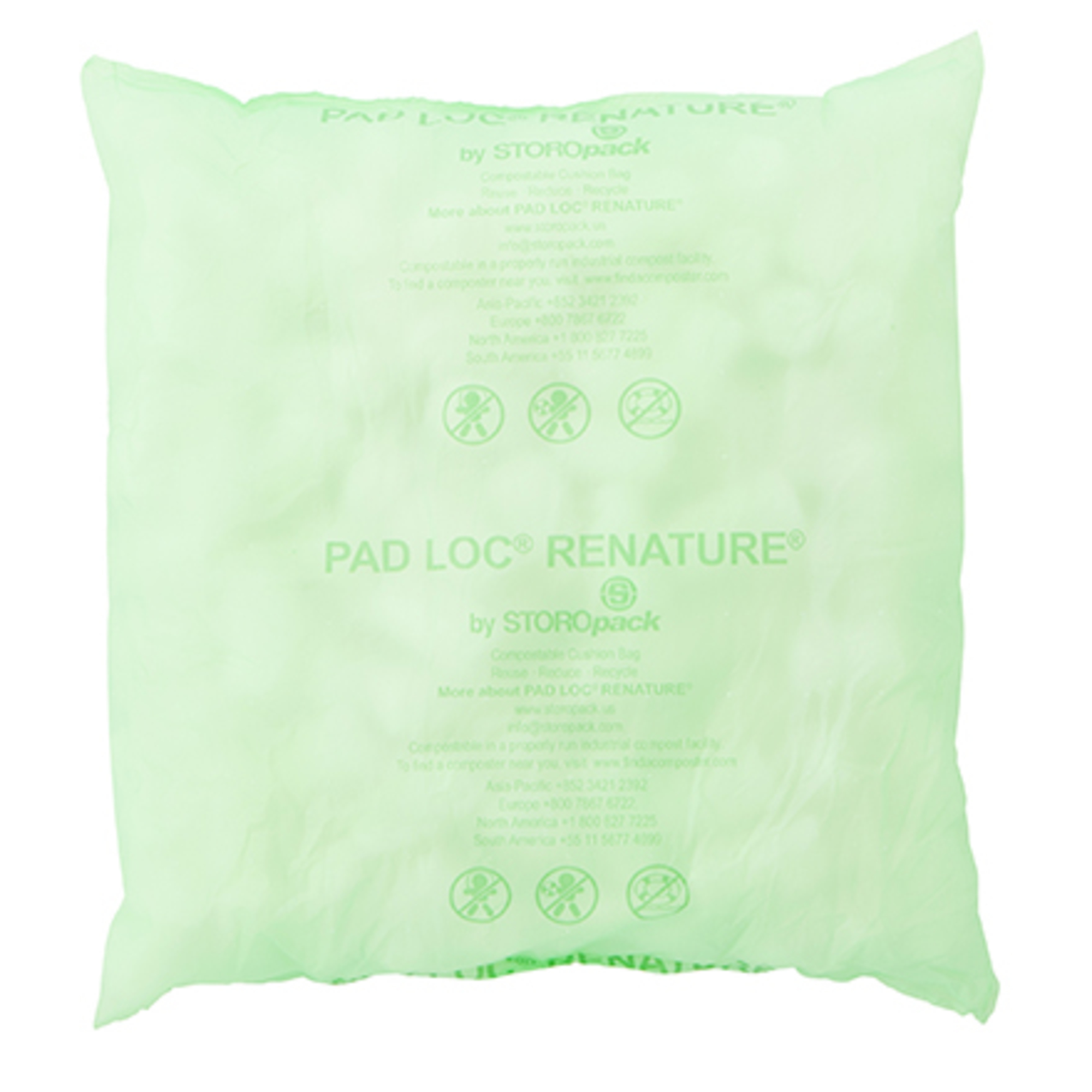 Compostable Cushioning Pads 12” x 12” x 2” - 200/CS