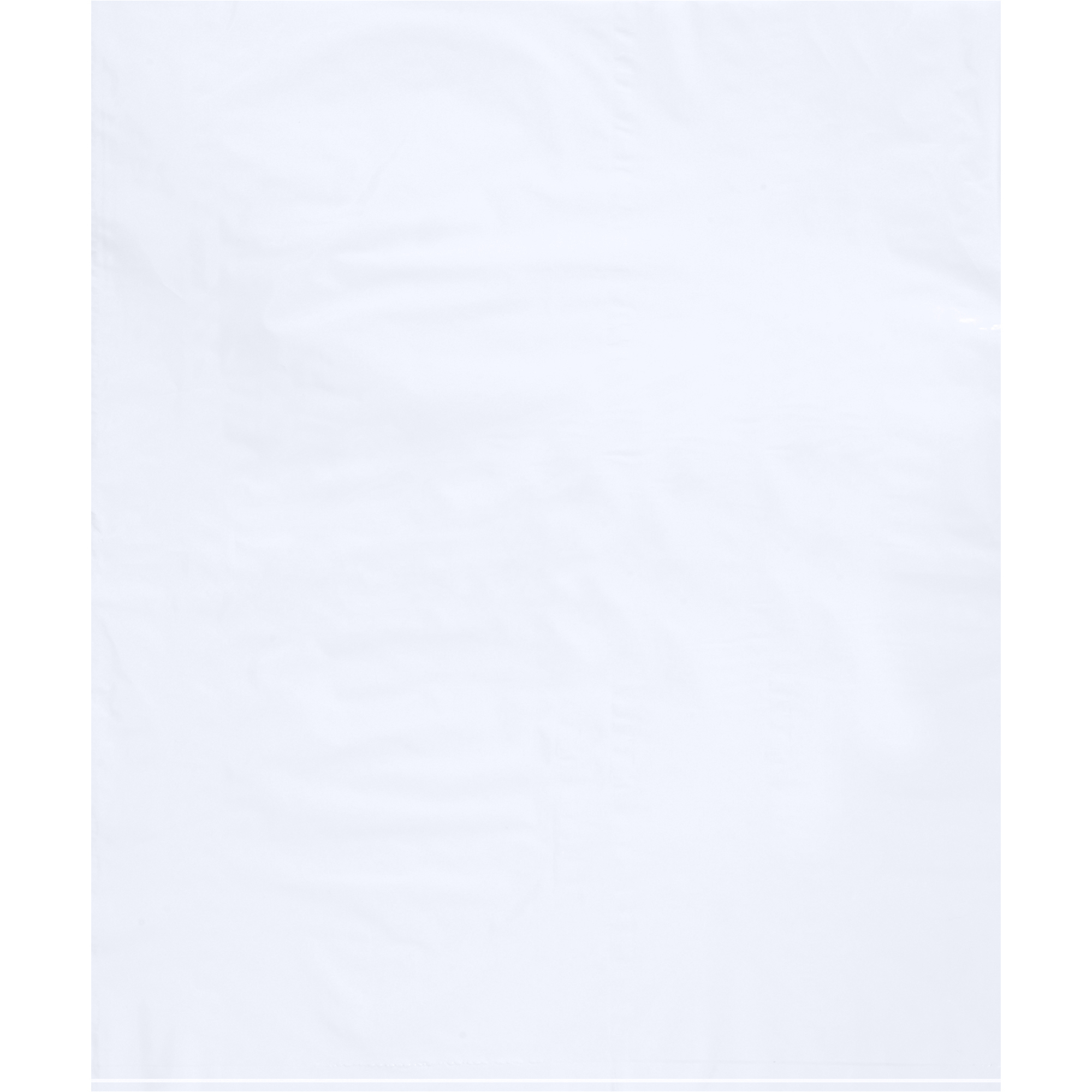 Flat 2 Mil Poly Bags, 15" x 18", White, 1000/Case