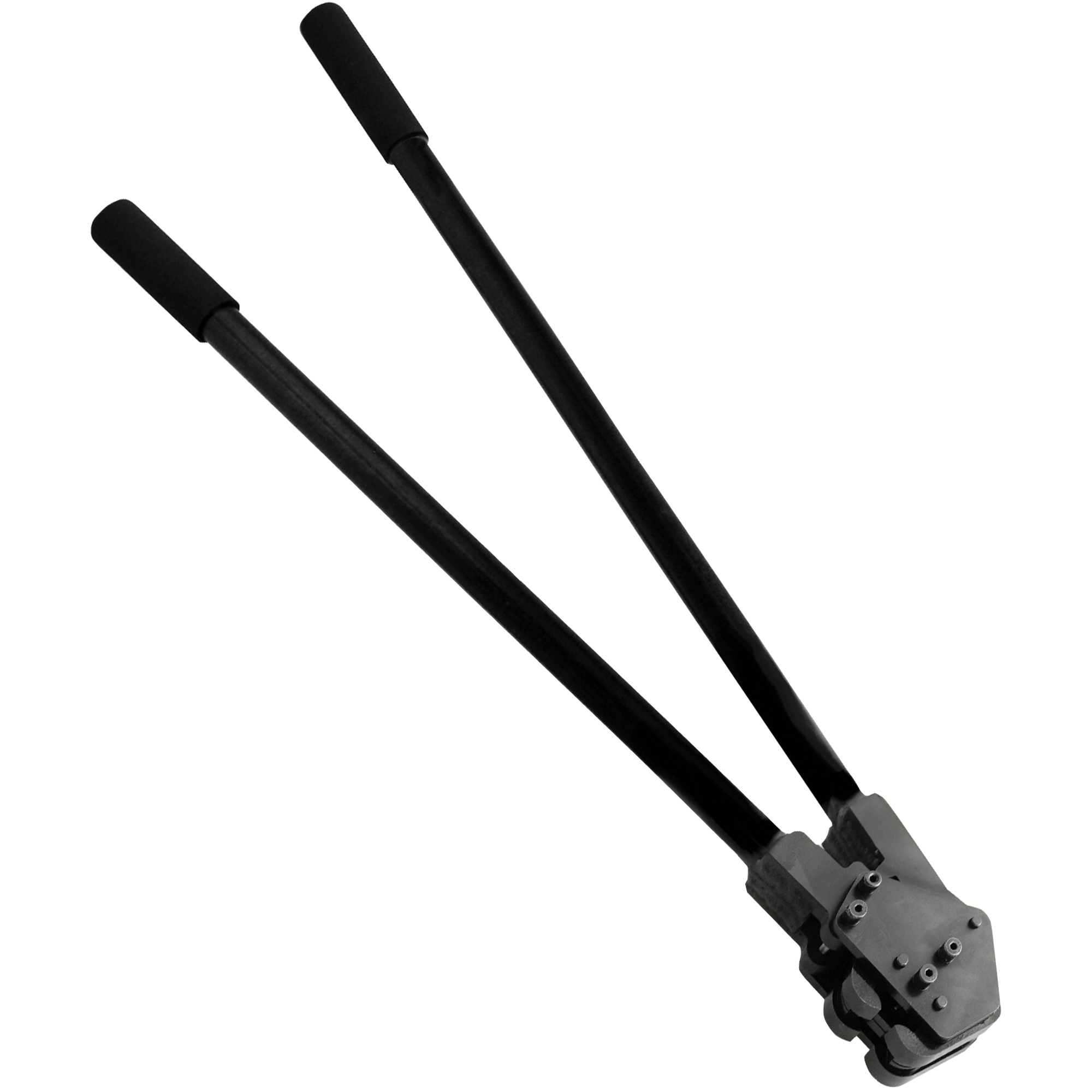 Single Notch Steel Strapping Sealer, 1 1/4", Black, 1/Case