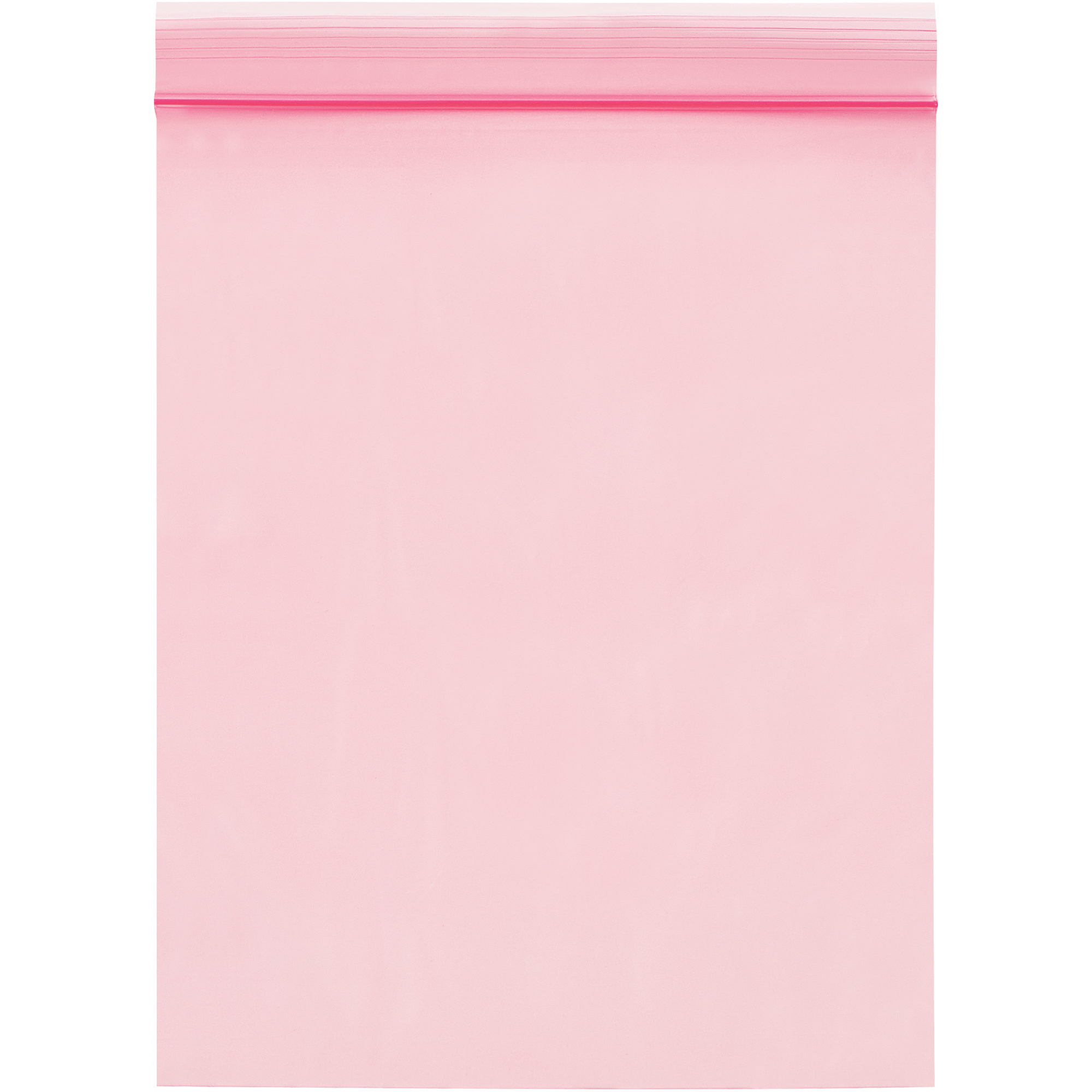 Anti-Static 2 Mil Reclosable Poly Bags, 3" x 5", Pink, 1000/Case