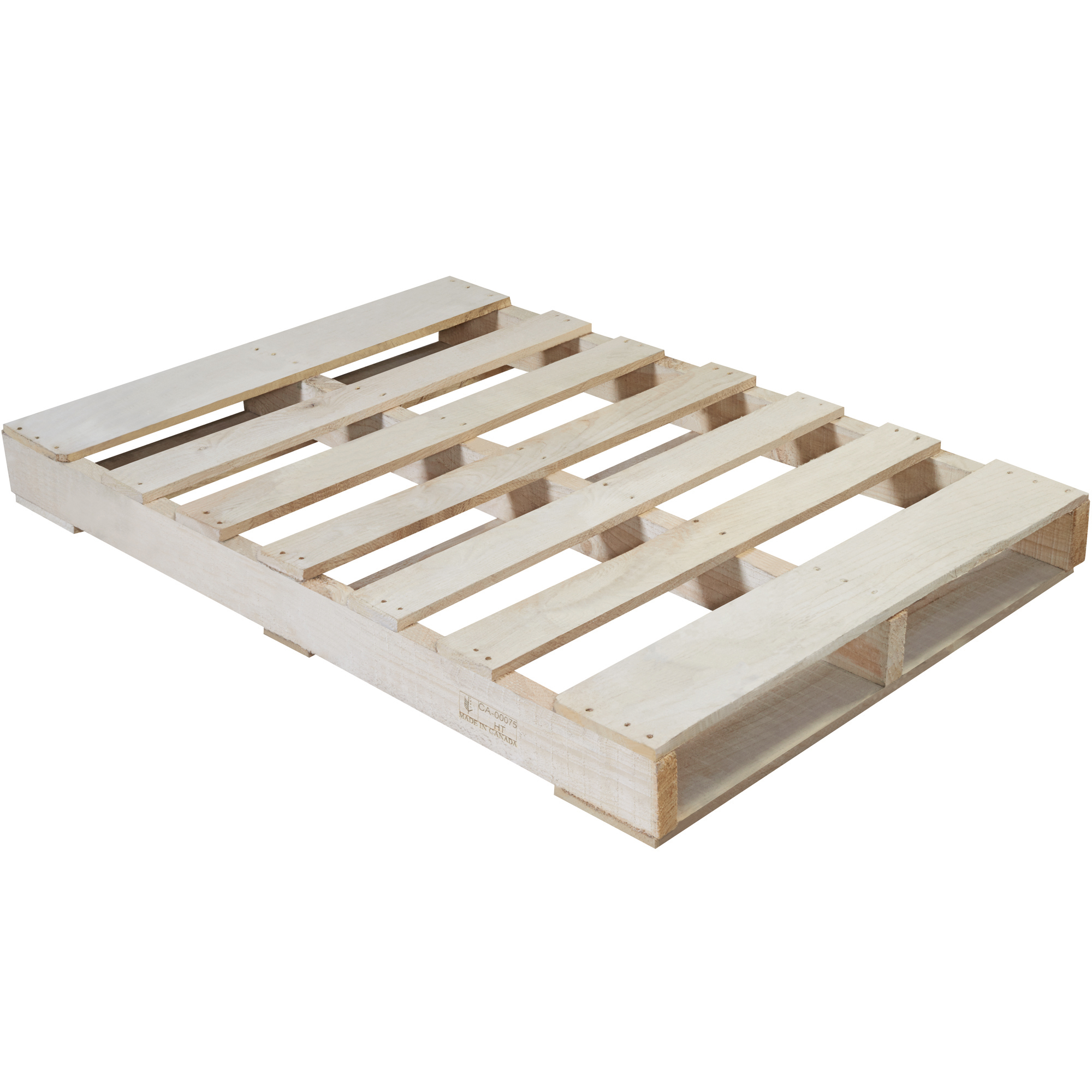 New Wood Heat Treated Pallet, 56 3/8" x 39", Natural Wood, 10/Bundle