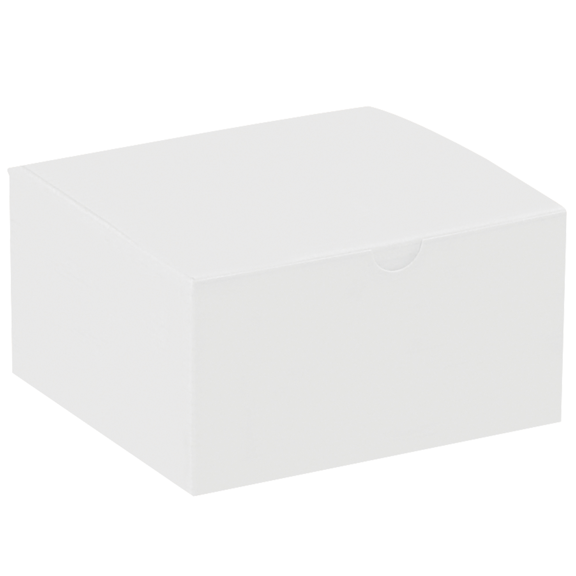 Gift Boxes, 5" x 5" x 3", White, 100/Case