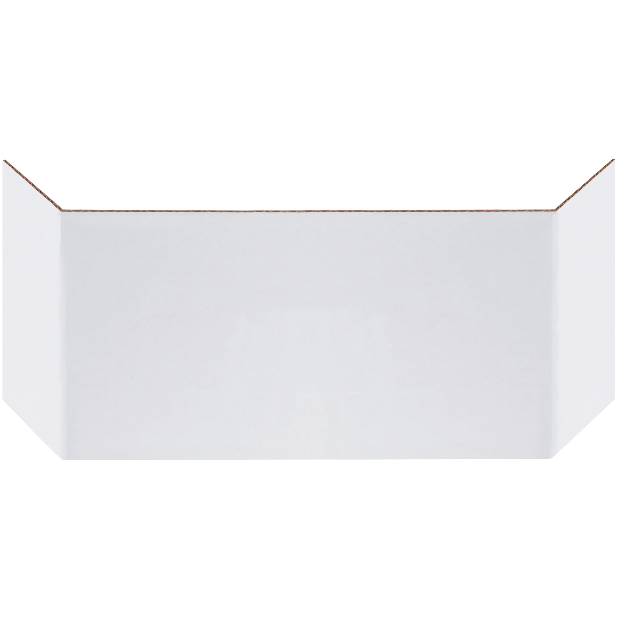 Corrugated Bin Dividers, 8", White, 100/Case