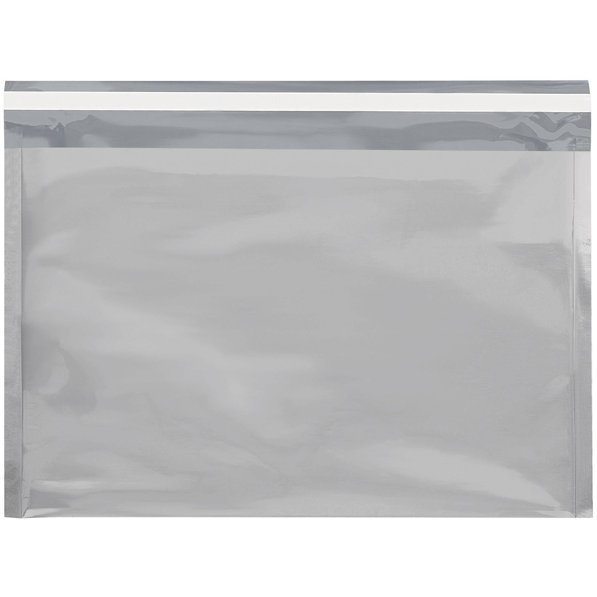Metallic Glamour Mailers, 9 1/2" x 12 3/4", Silver, 250/Case