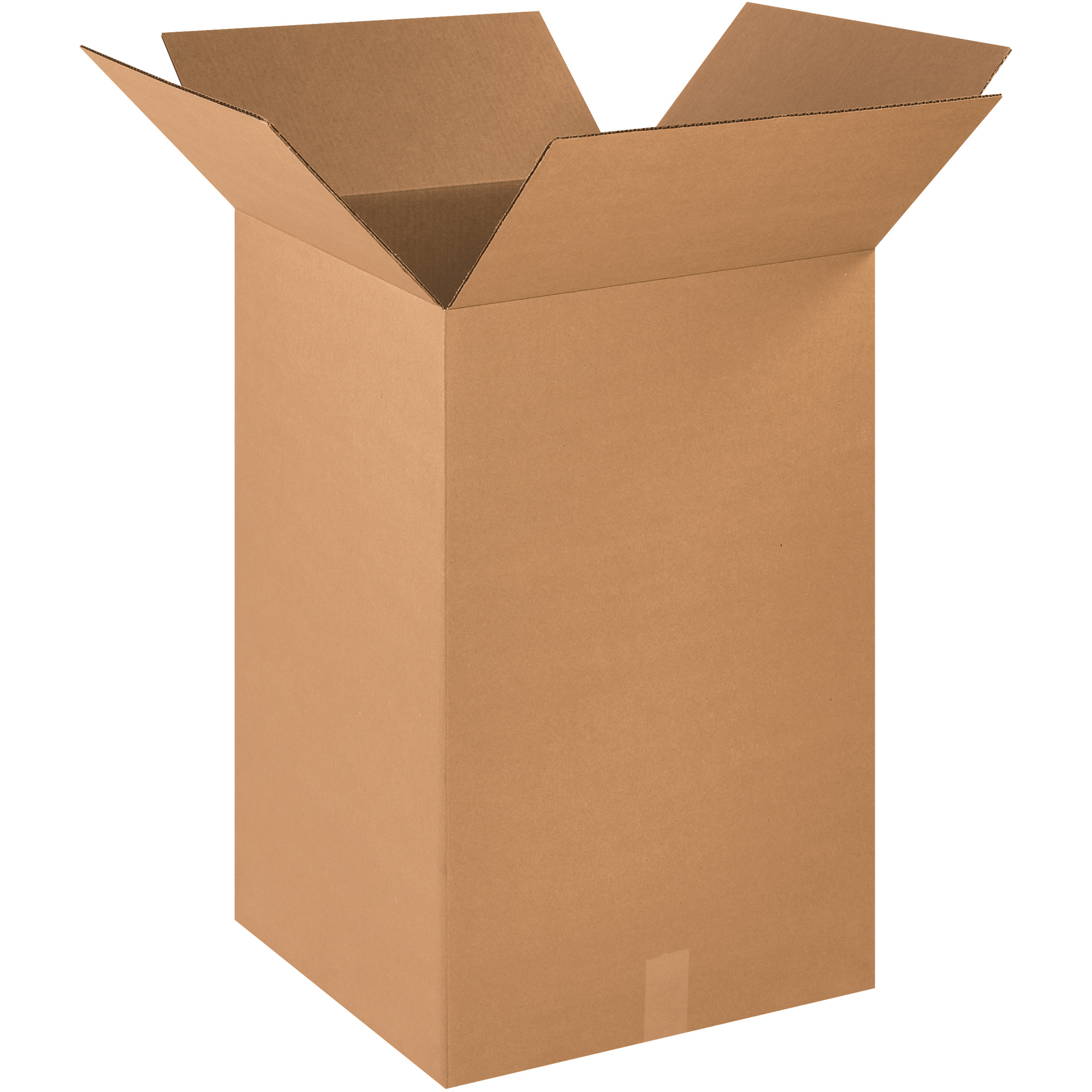 Corrugated Boxes, 18" x 18" x 28", Kraft, 10/Bundle; 120/Skid
