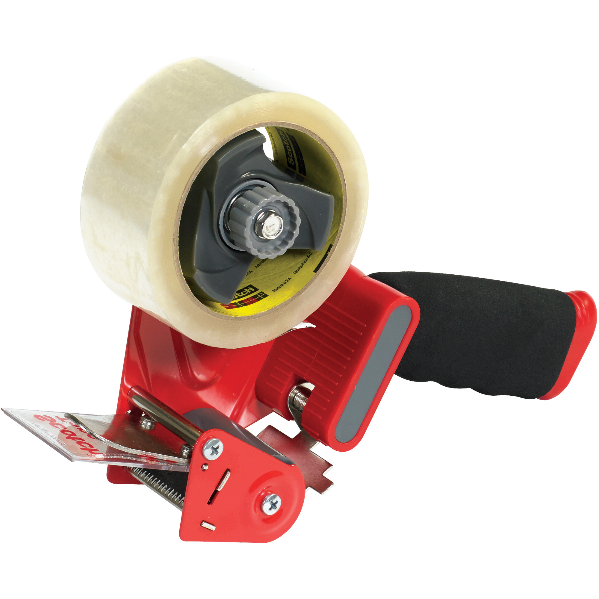 3M™ ST181 Heavy Duty Carton Sealing Tape Dispenser, 2", Red/Black, 1/Each