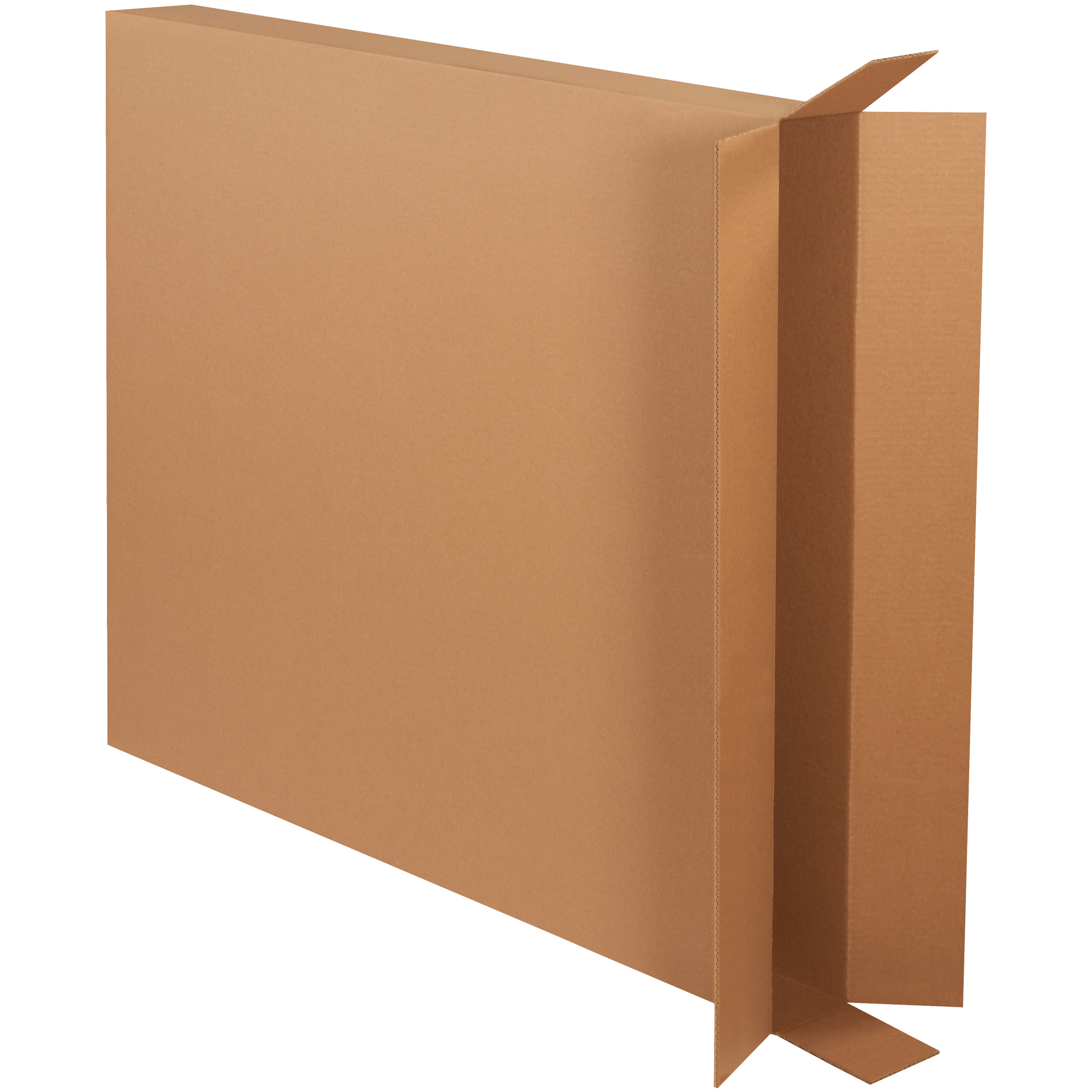 Side Loading Boxes, 40" x 5" x 45", Kraft, 10/Bundle; 120/Skid